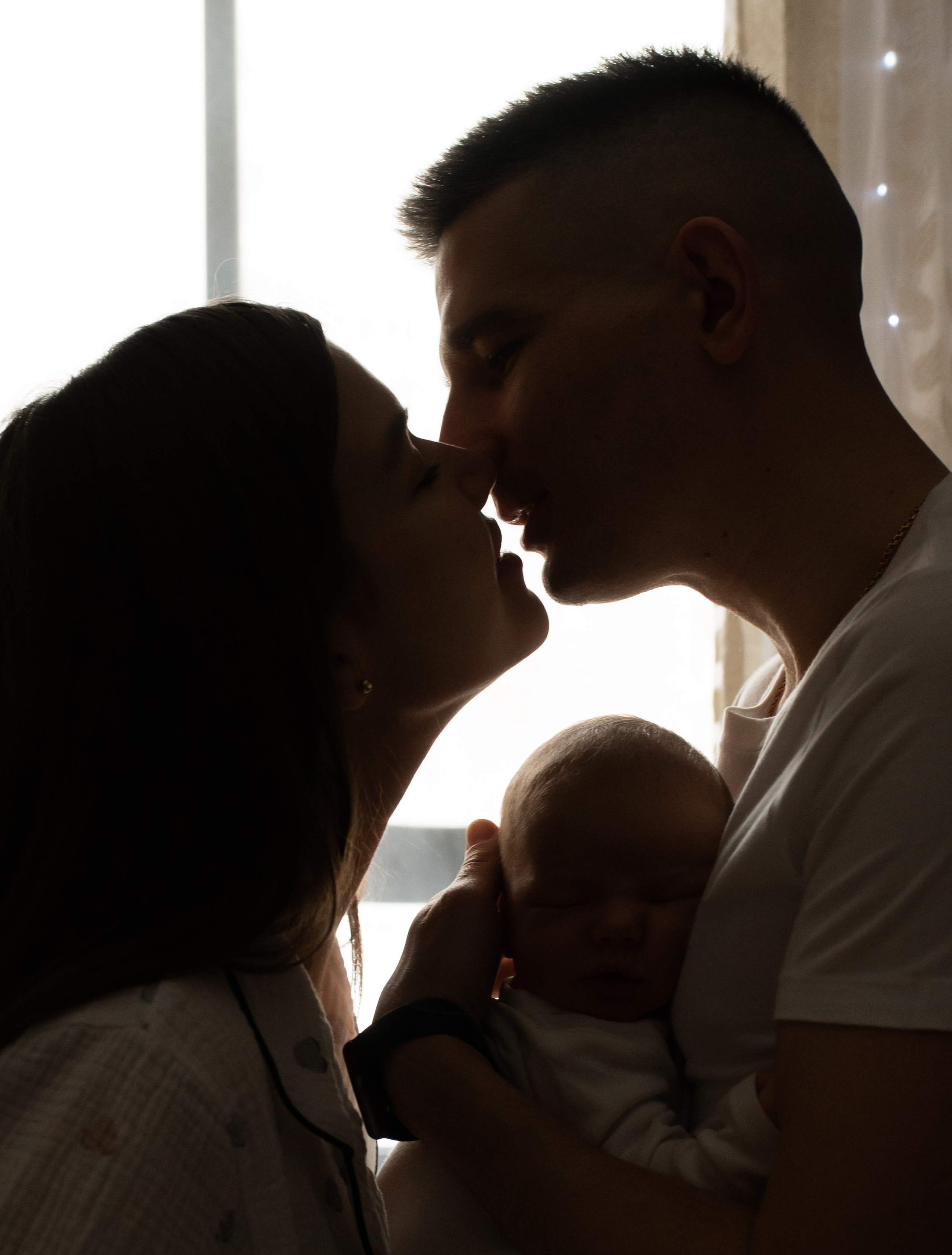 Домашняя съемка с новорождённым. Семейный фотограф в Москве Ольга Барсукова