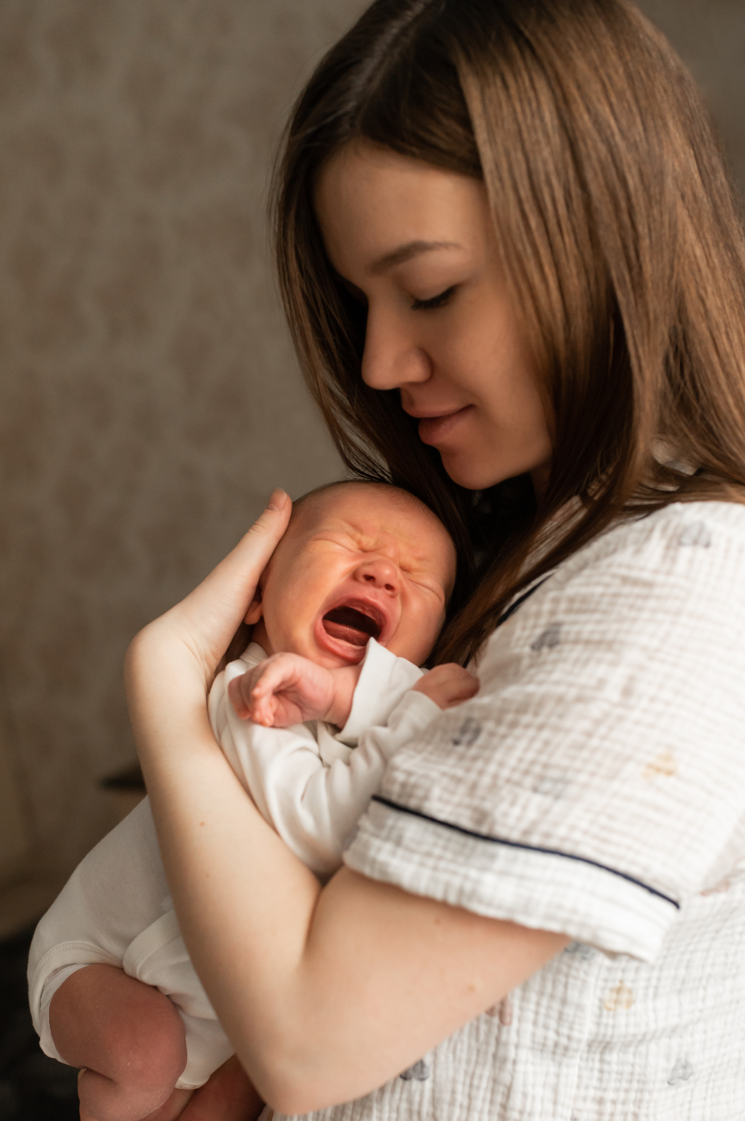 Домашняя съемка с новорождённым. Семейный фотограф в Москве Ольга Барсукова