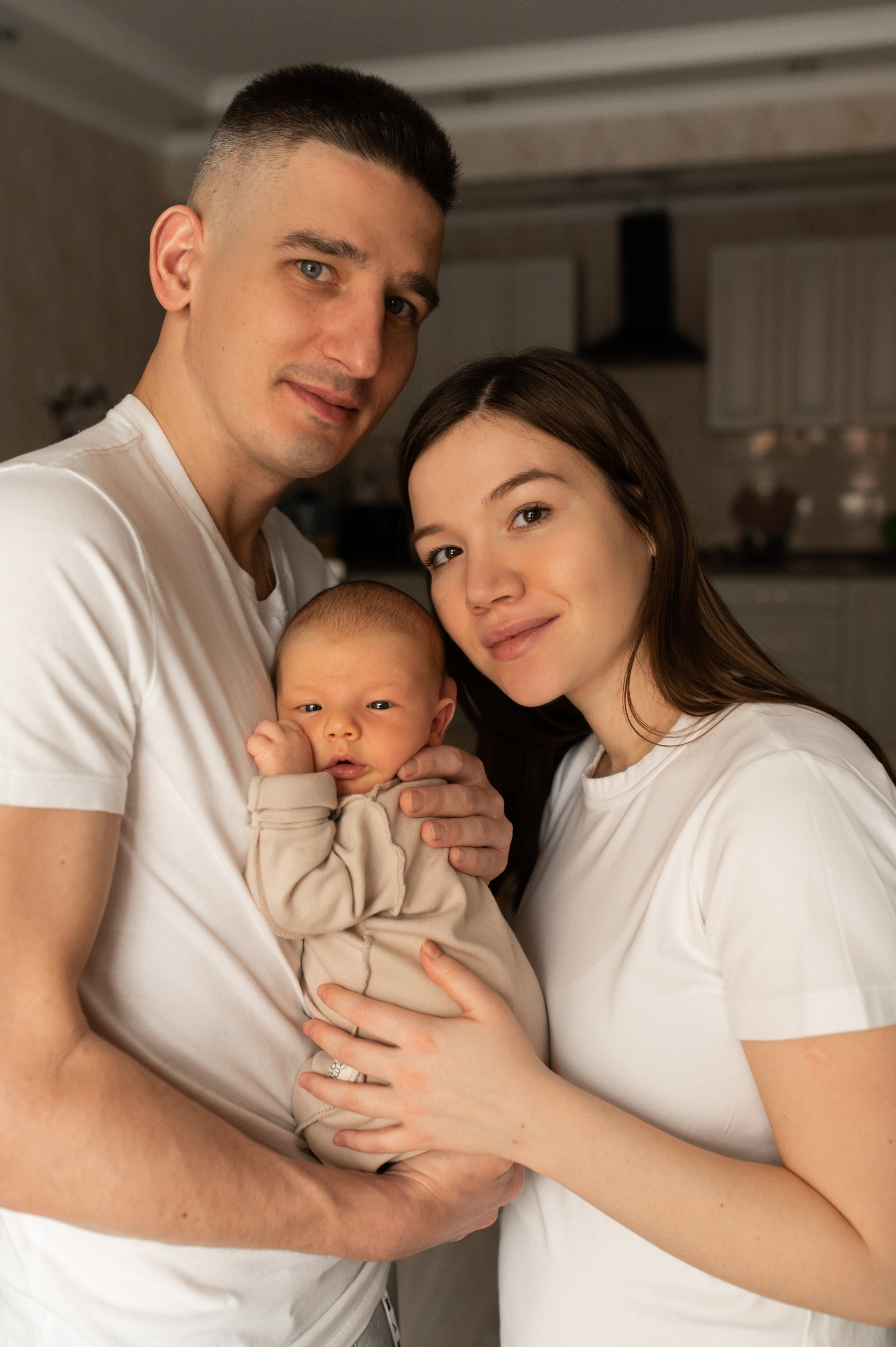 Домашняя съемка с новорождённым. Семейный фотограф в Москве Ольга Барсукова