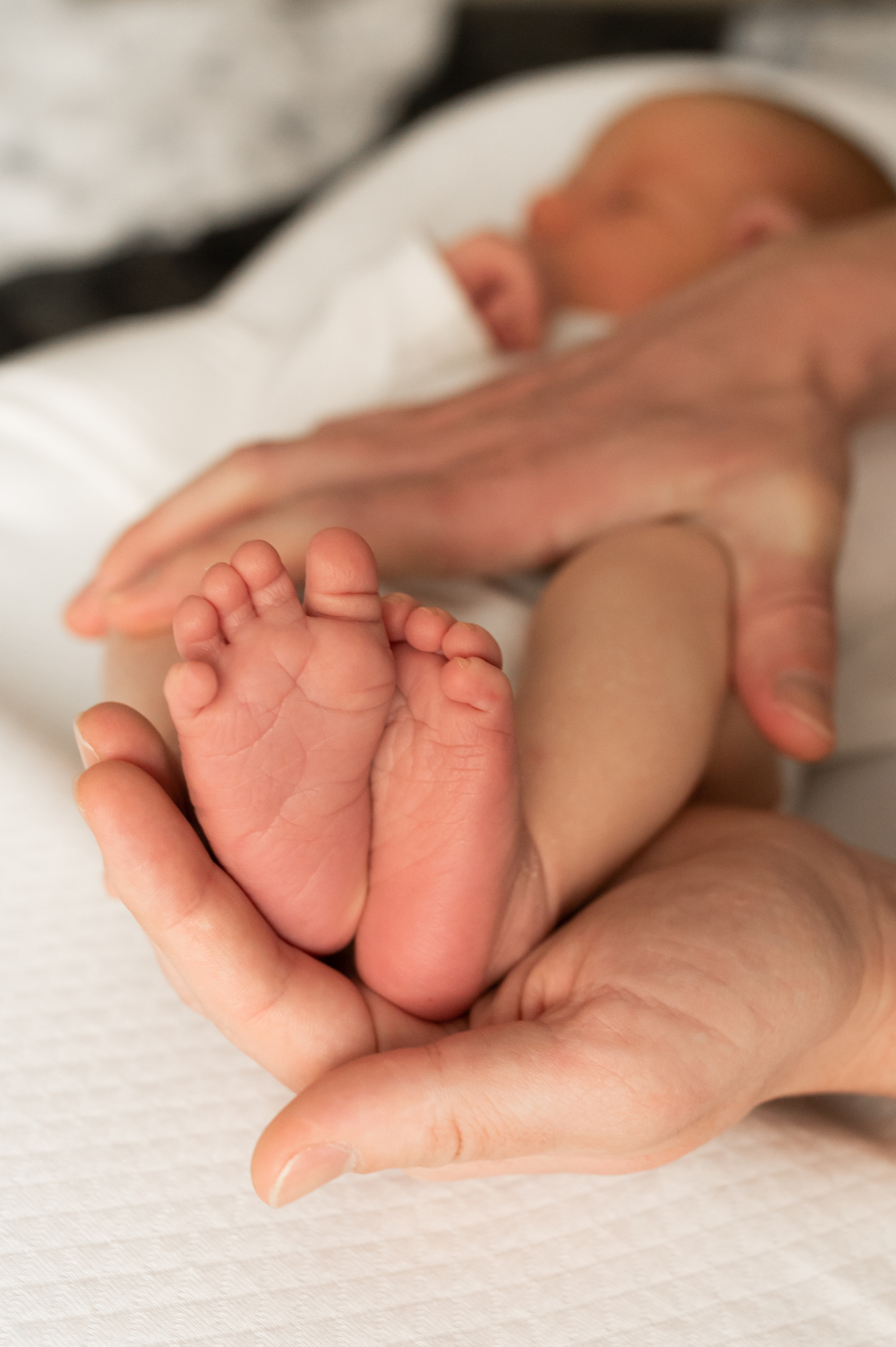 Домашняя съемка с новорождённым. Семейный фотограф в Москве Ольга Барсукова