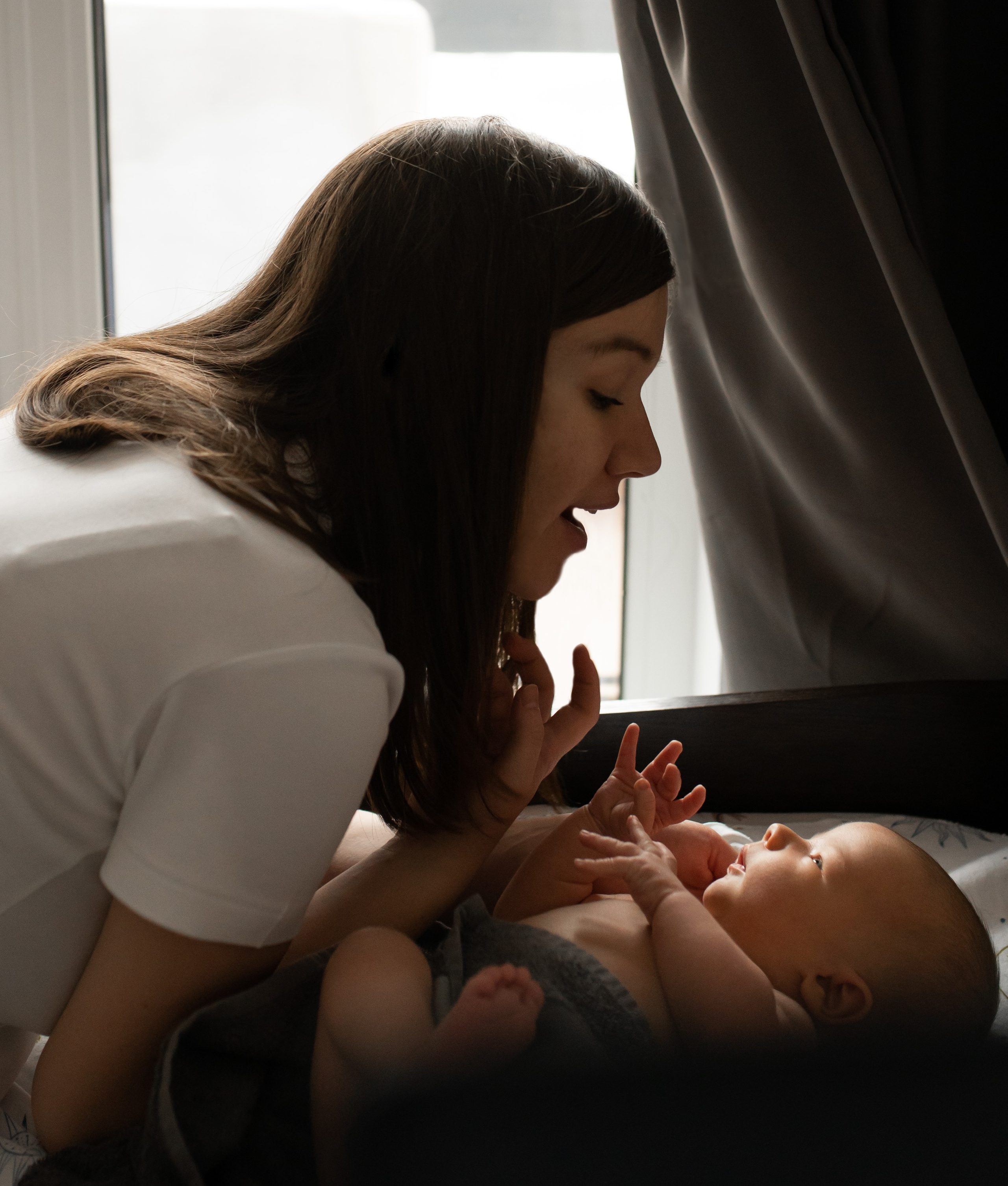 Домашняя съемка с новорождённым. Семейный фотограф в Москве Ольга Барсукова