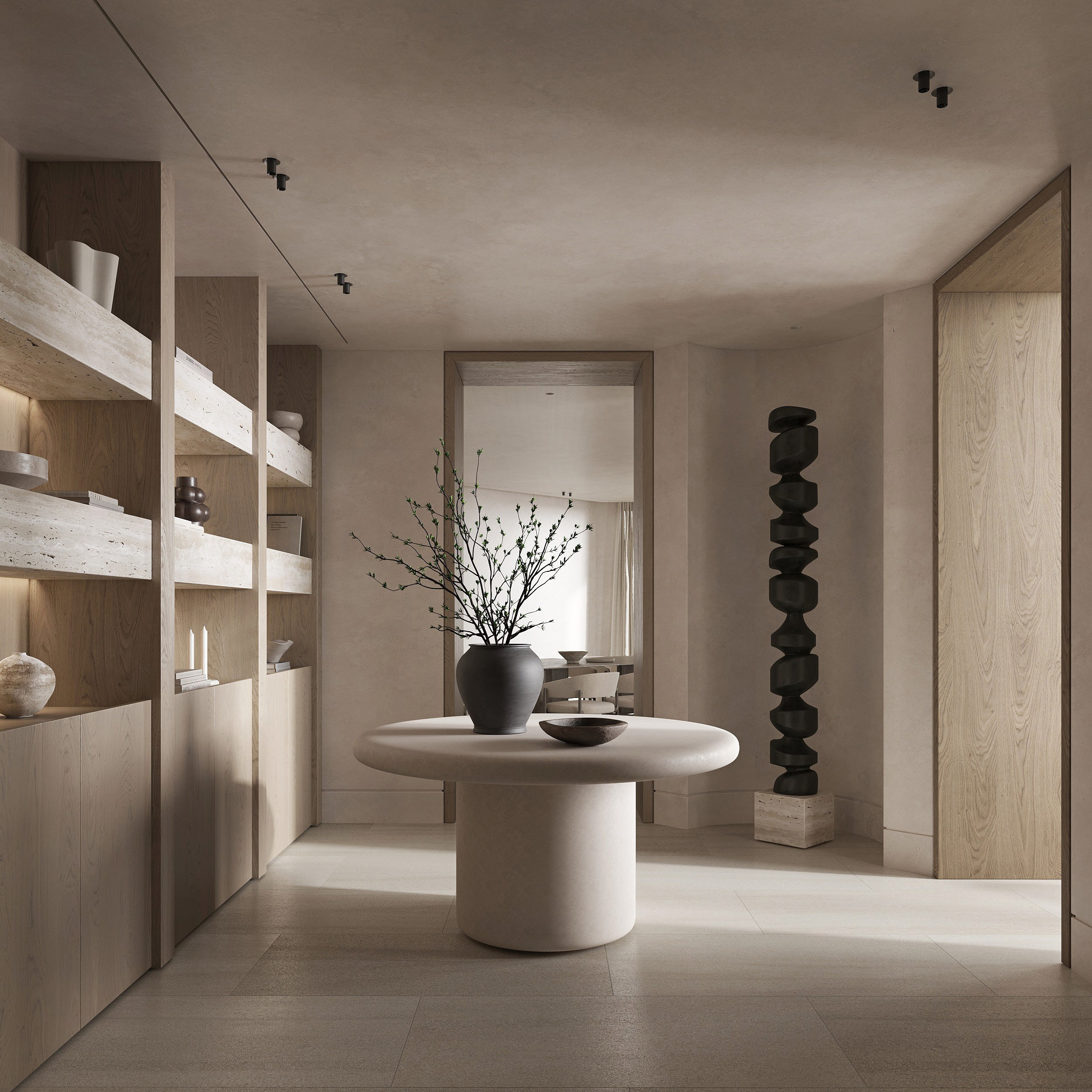 Villa C-34. Interior visualization