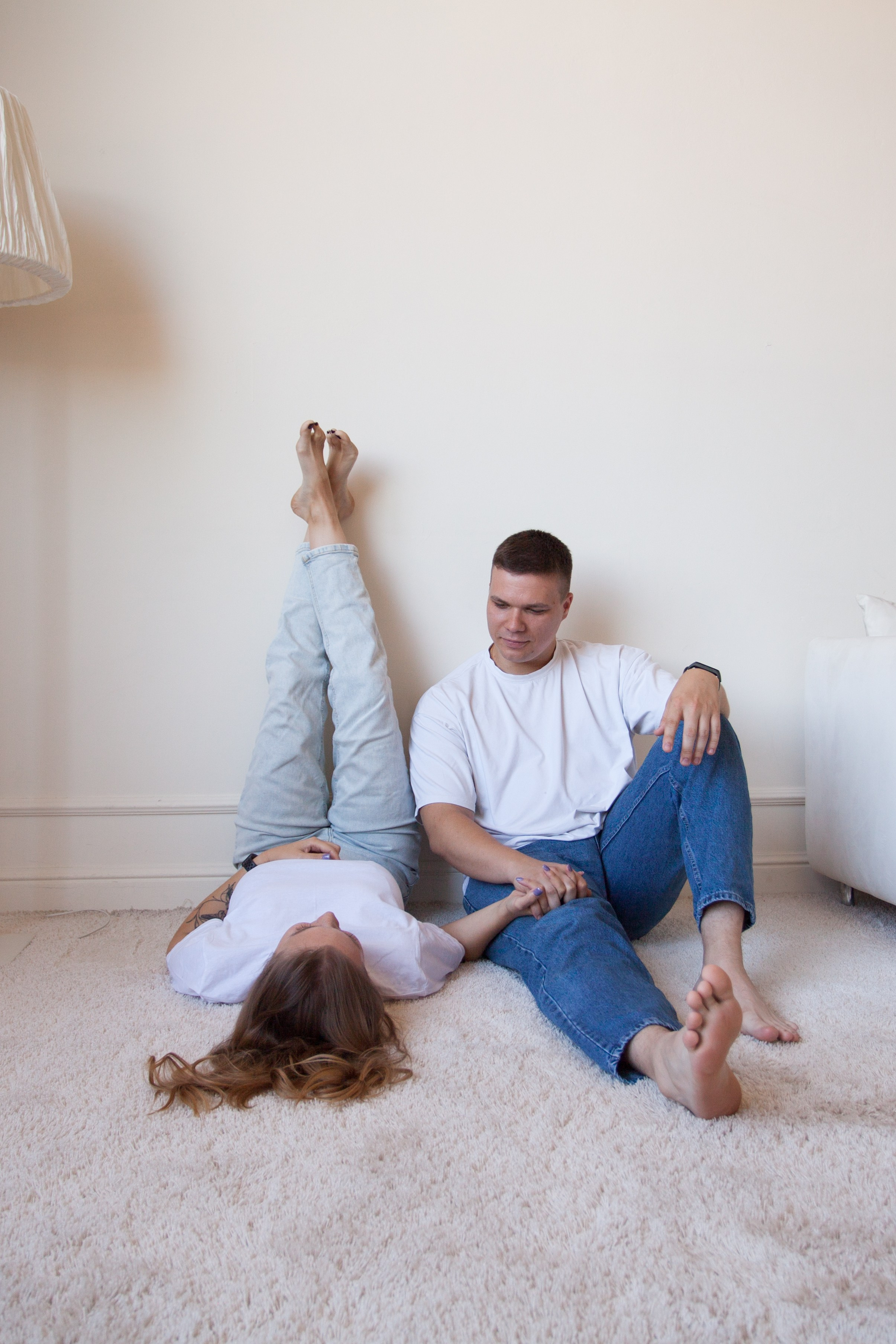 Женя и Кристина минимализм. Семейный и детский фотограф в Краснодаре Брусилова Марина