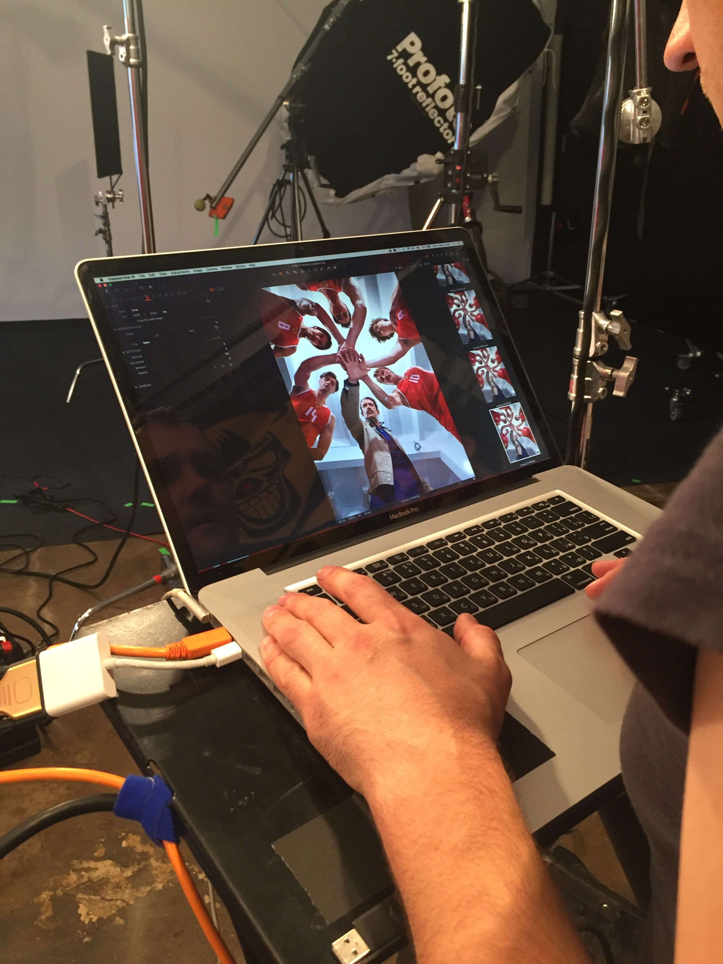 Фотографии со съемок. Главная