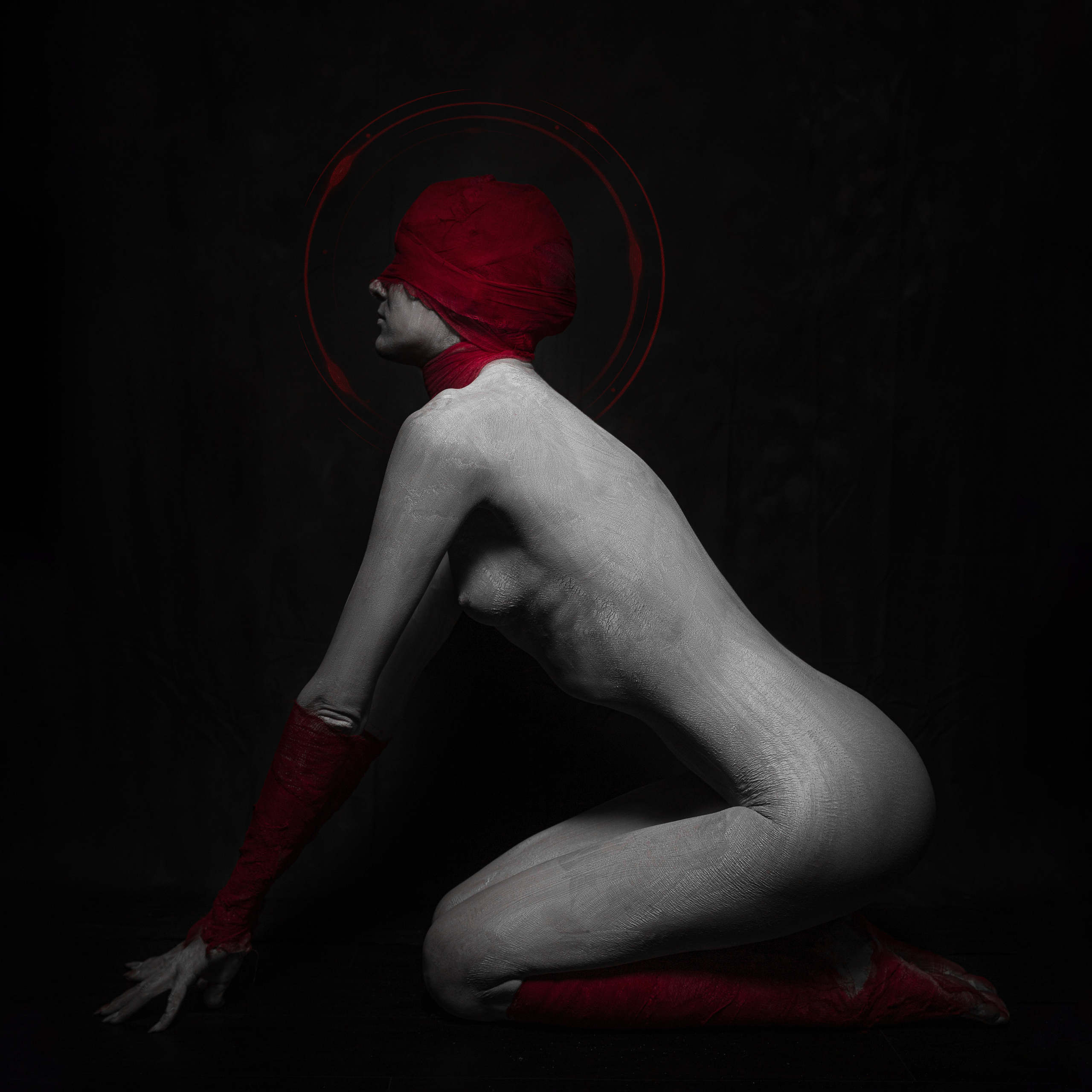 Бодиарт «скульптура». Фотограф Камчатка