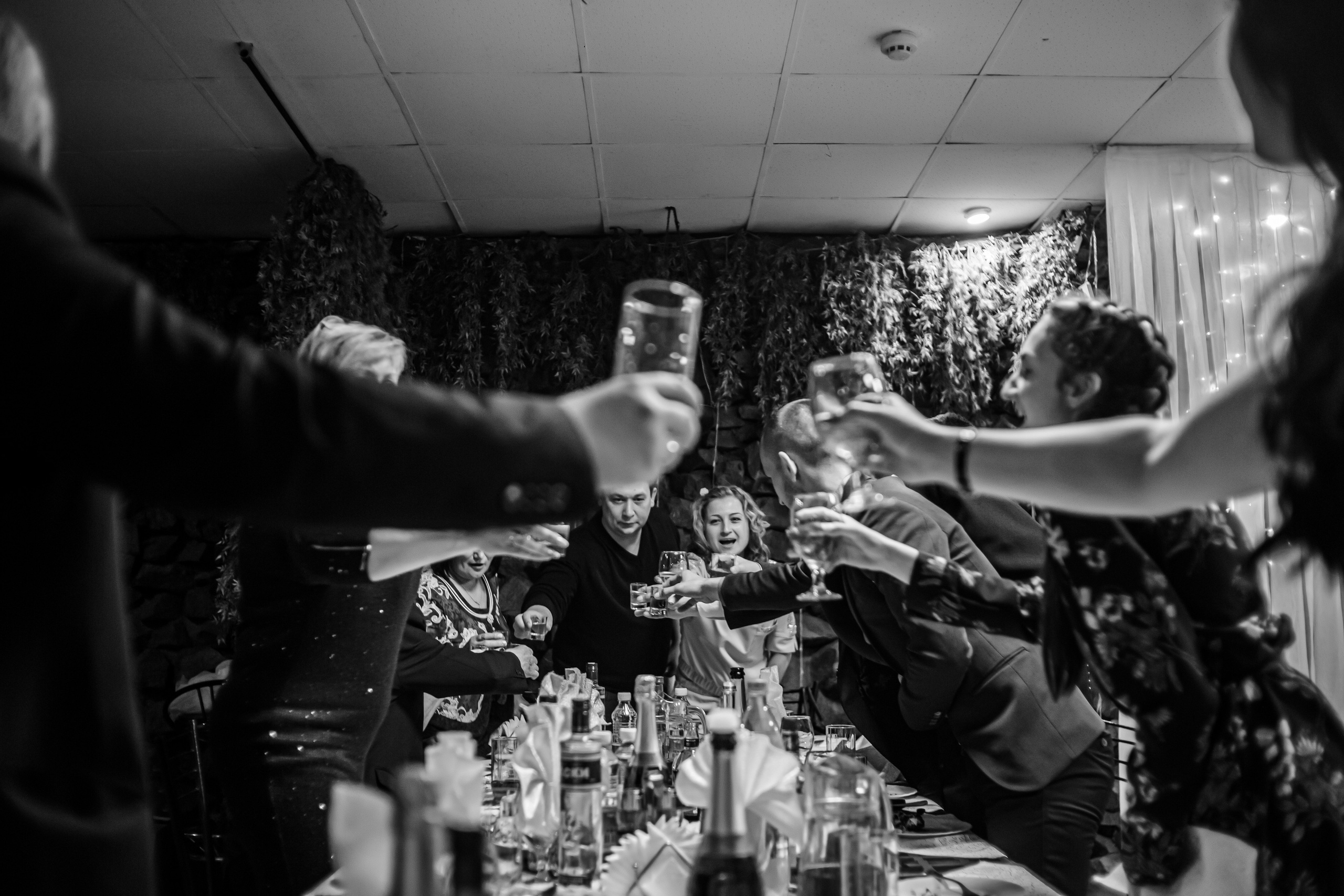 Свадебный банкет. Фотограф Камчатка