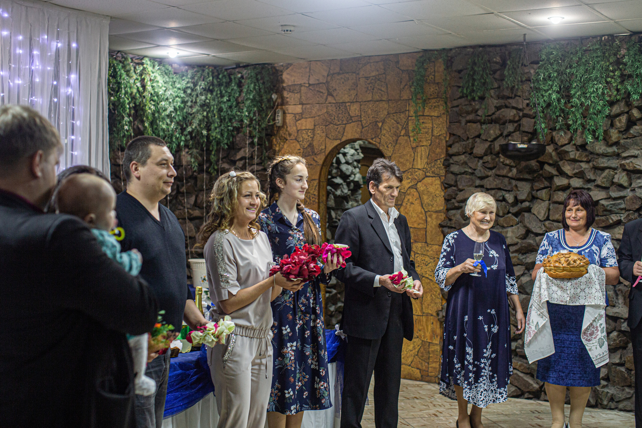 Свадебный банкет. Фотограф Камчатка