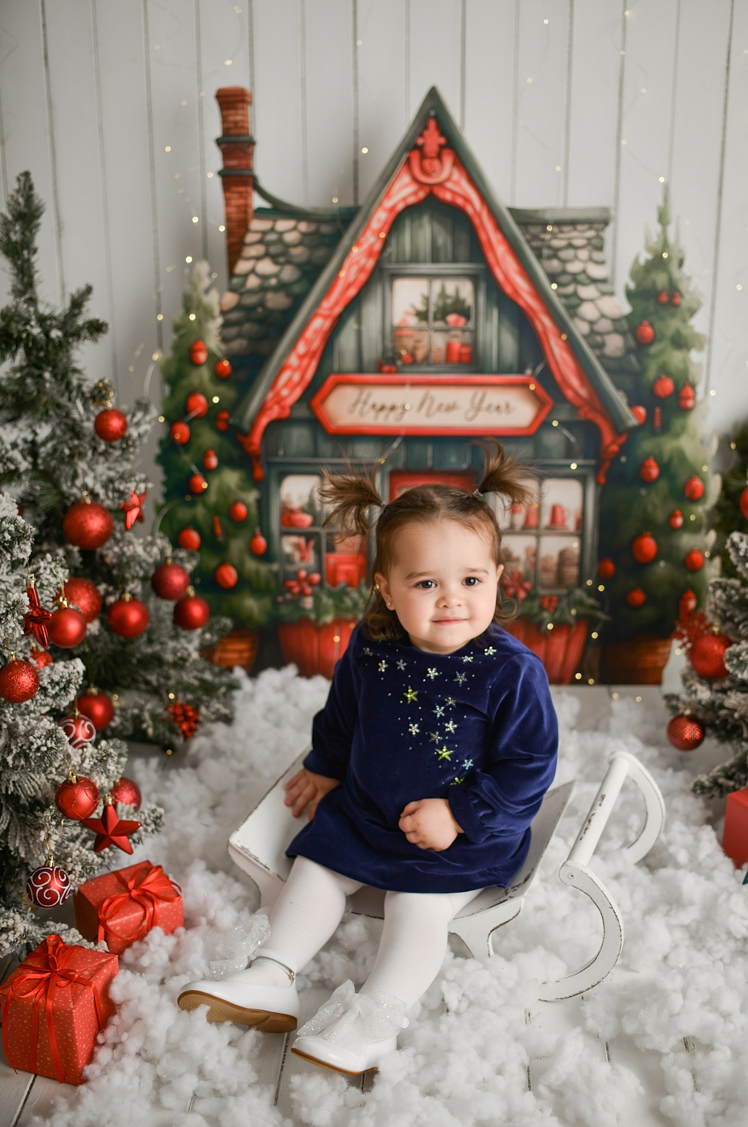 Новогодняя семейная фотосессия в Краснодаре 2023-2024. Фотограф новорожденных Краснодар Малышенко Надежда