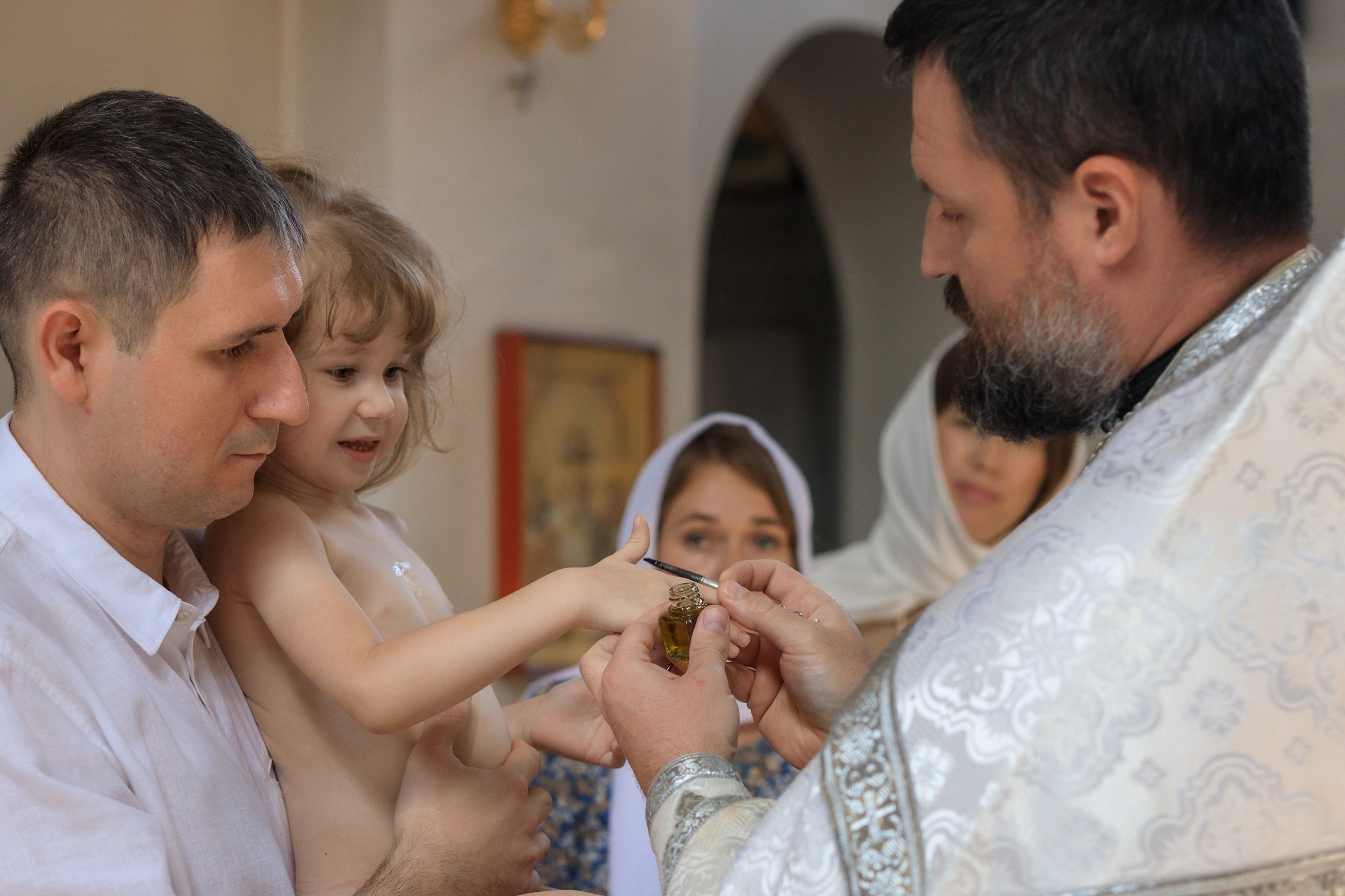 Крещение Илларии. Семейный и детский фотограф в Краснодаре Элона Литвинова