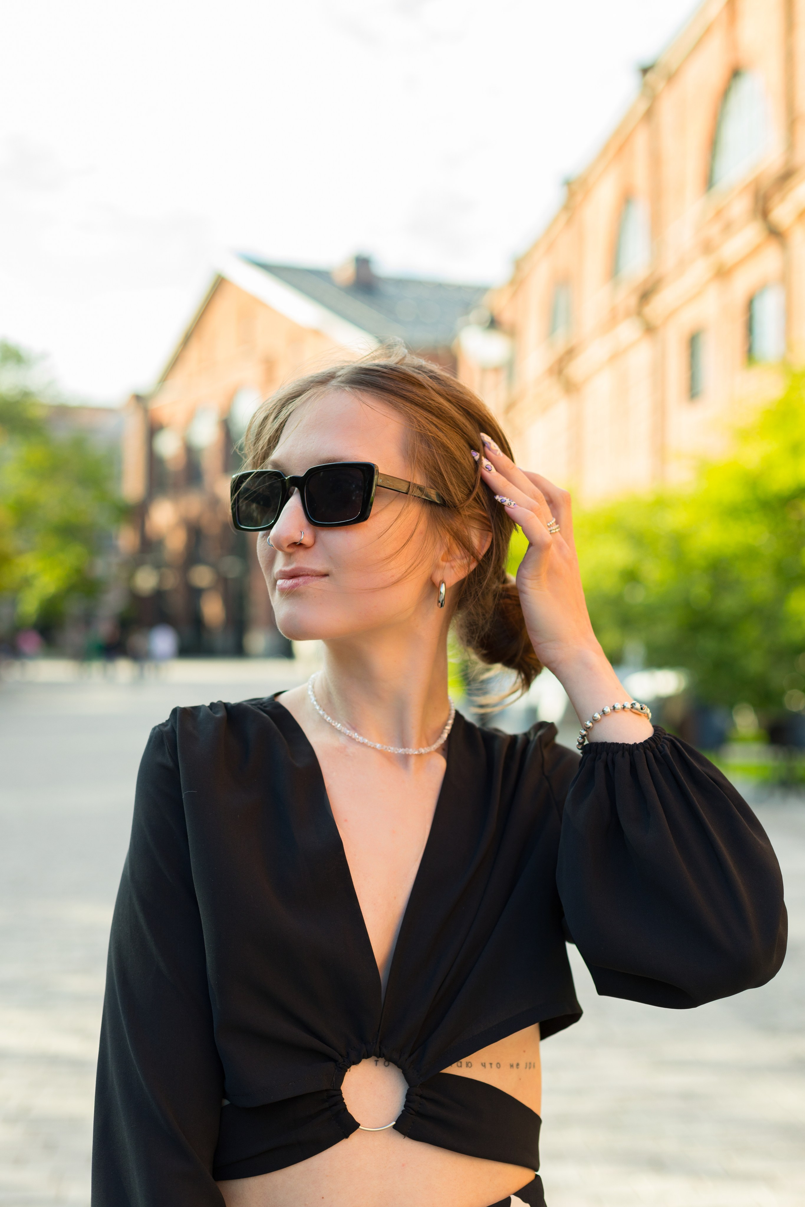 Летняя фотопрогулка трех подруг на острове Новая Голландия. Детский и контент фотограф Надя Волкова Санкт-Петербург