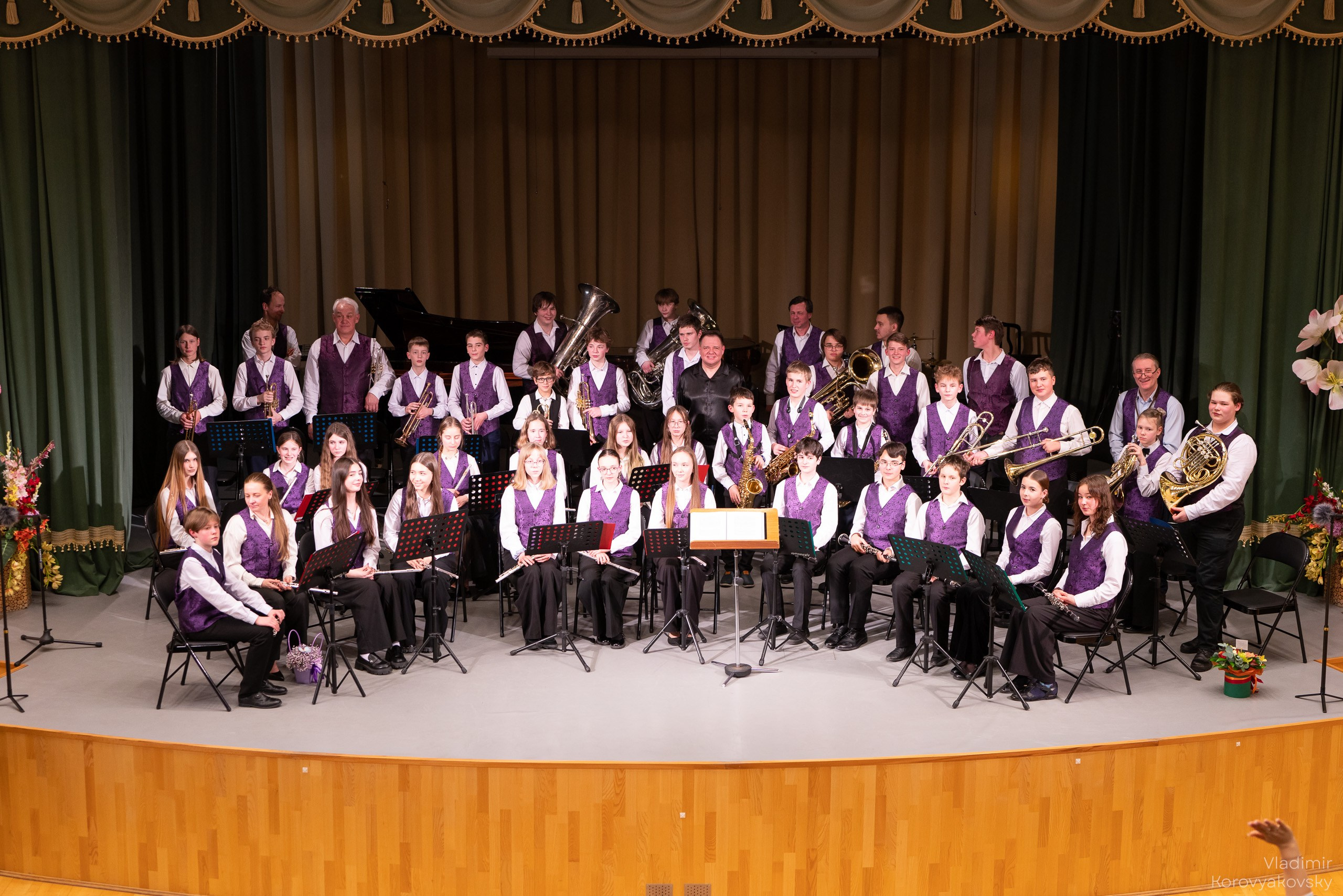 Концерт Духового оркестра ЦГИ ко Дню защитника Отечества. Фотограф Владимир Коровяковский