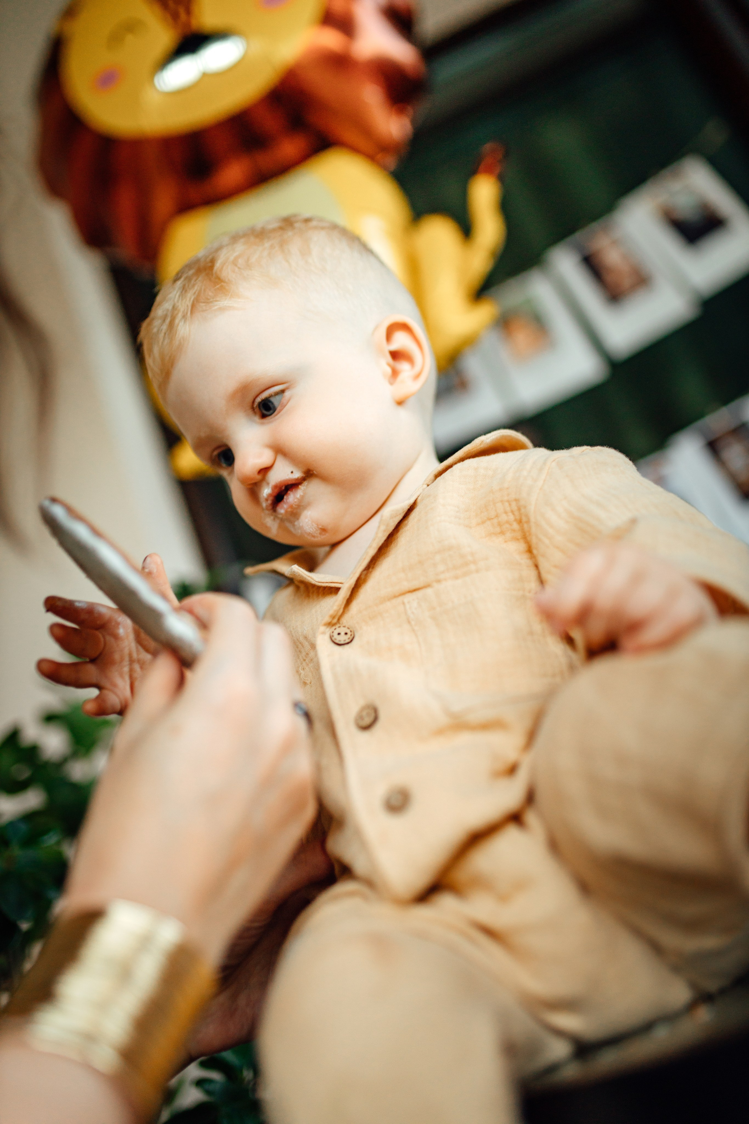 Максику 1 годик, отмечаем дома