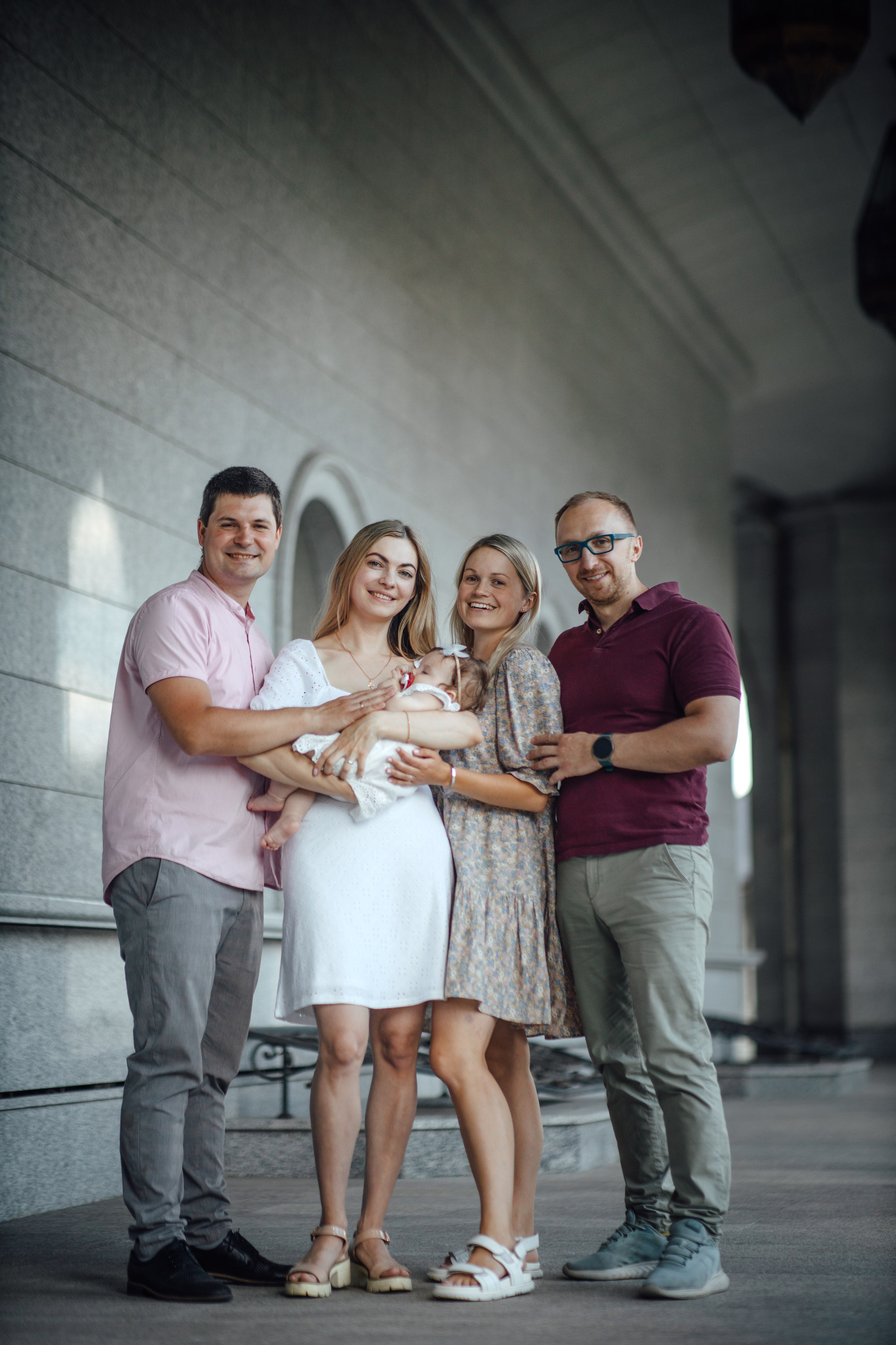 Крещение Аделины, храм Святой Троицы, июль 2024