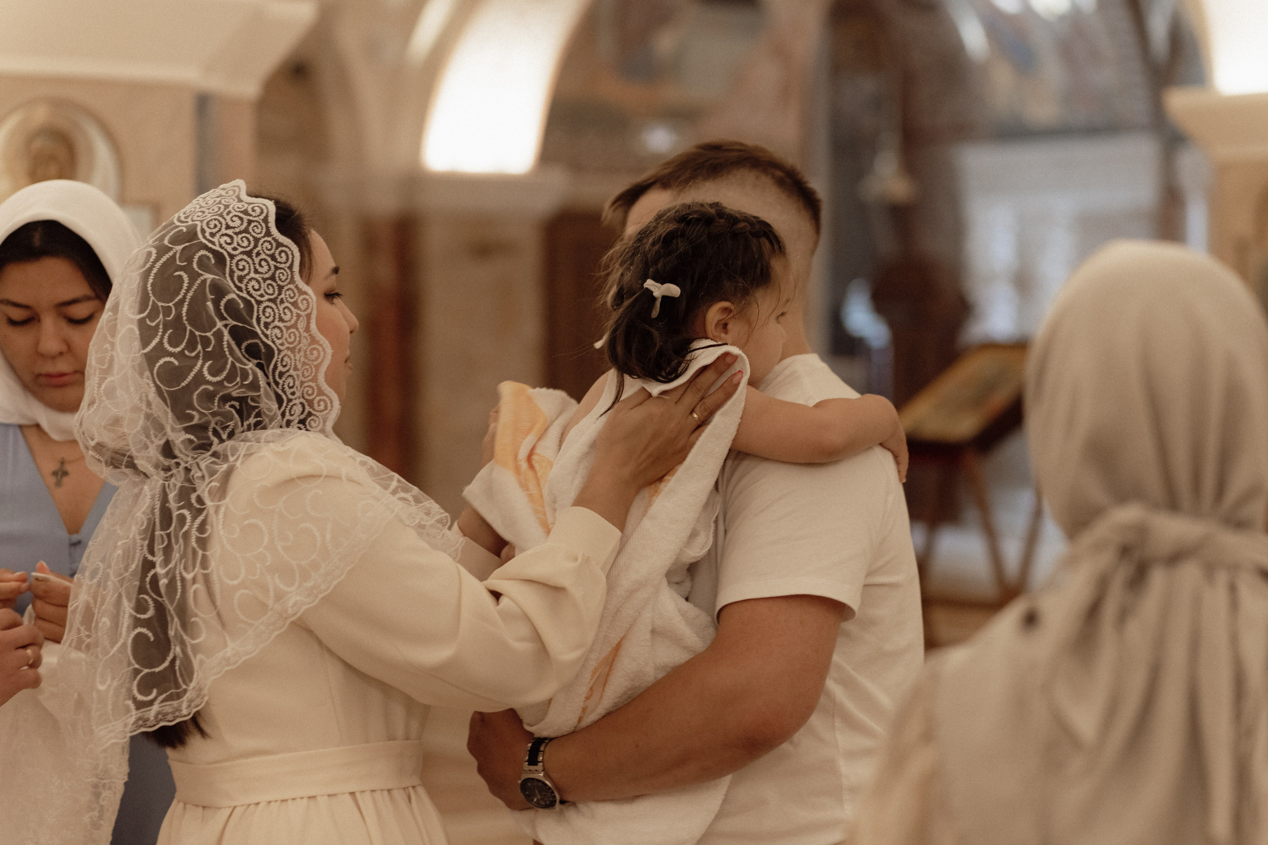 Крещение Киры. Семейный и свадебный фотограф в Челябинске Мария Леонтьева