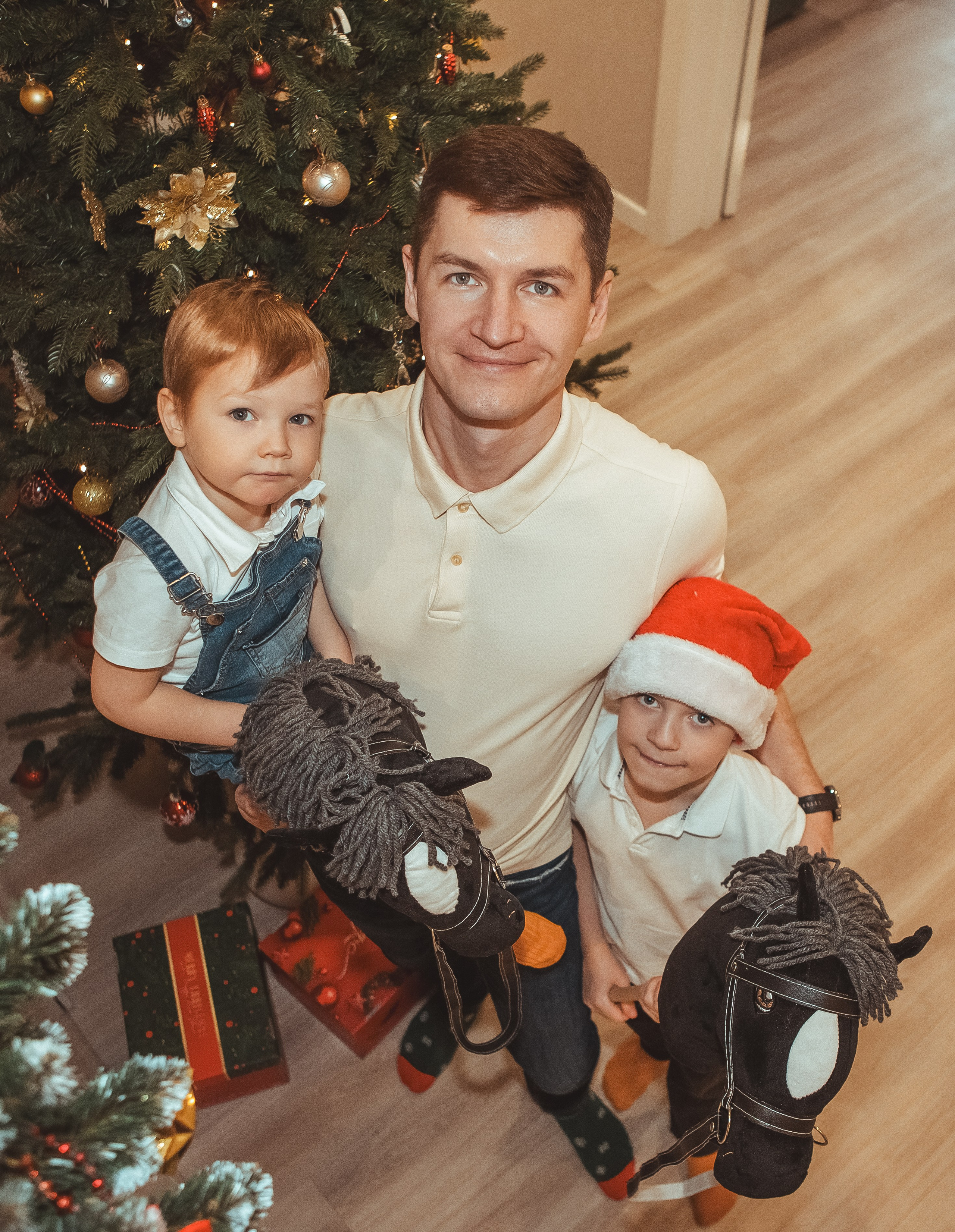 Новый год в кругу семьи (домашняя съемка). Вера Соколова фотограф Воронеж