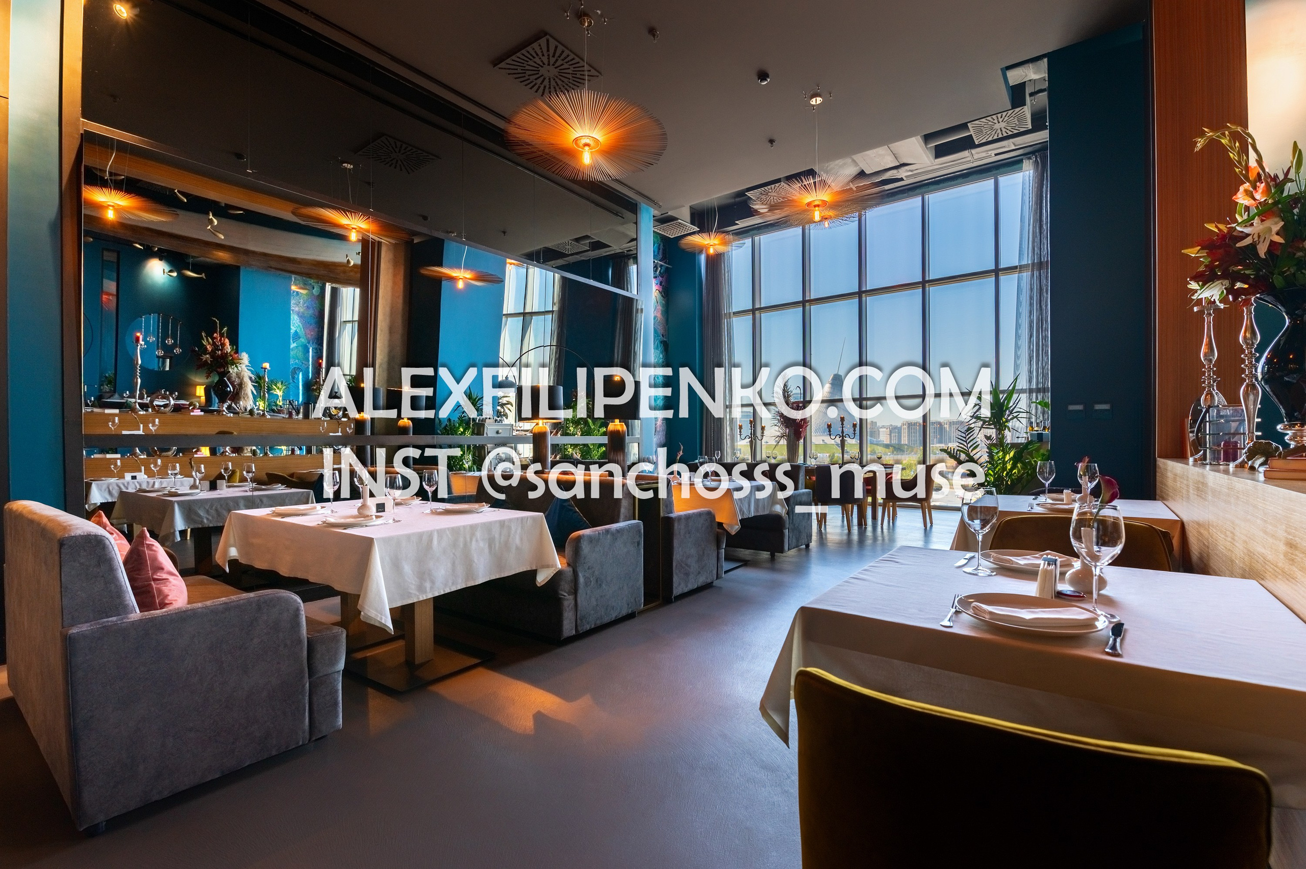 Ресторан Once. Фотограф интерьера недвижимости и архитектуры в Астане