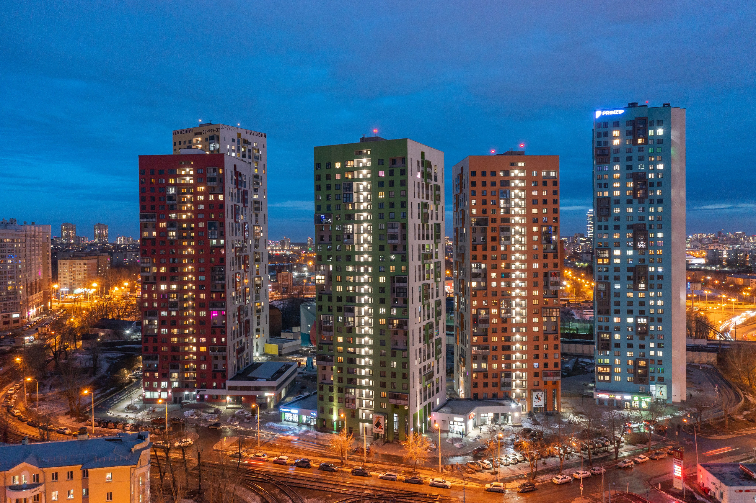 Жилой комплекс Малевич. Фотограф Алексей Зарецкий