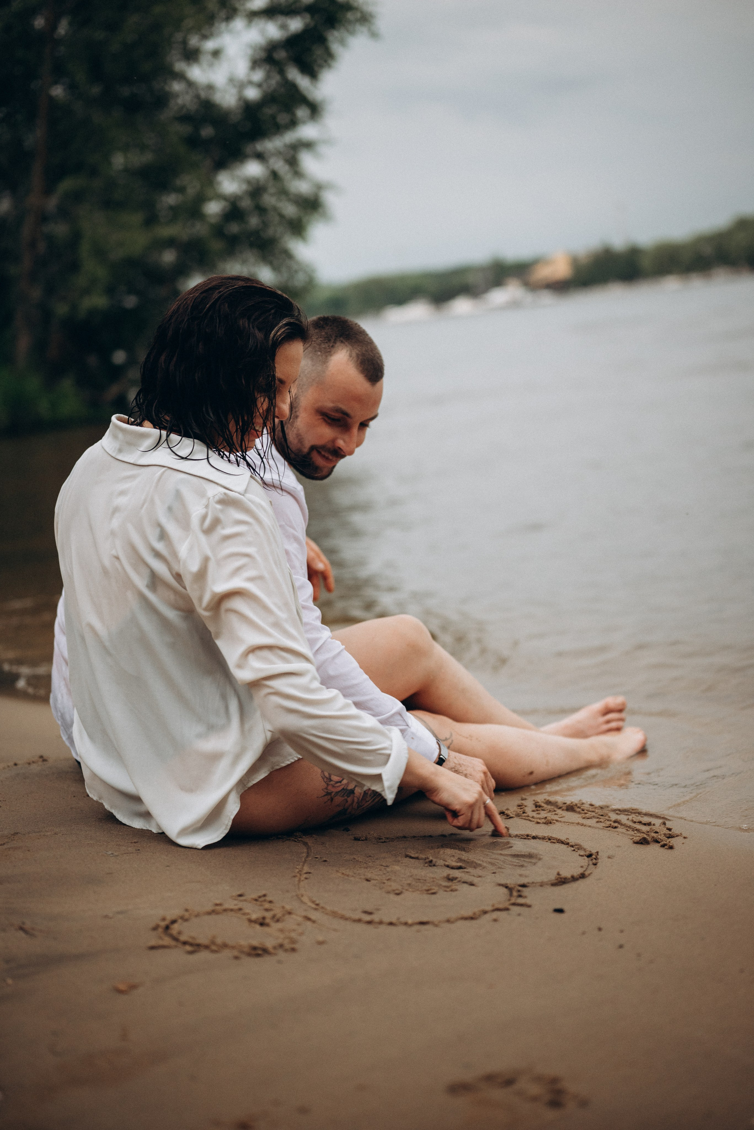 На закате. Семейный фотограф в Москве Дарья Пузикова