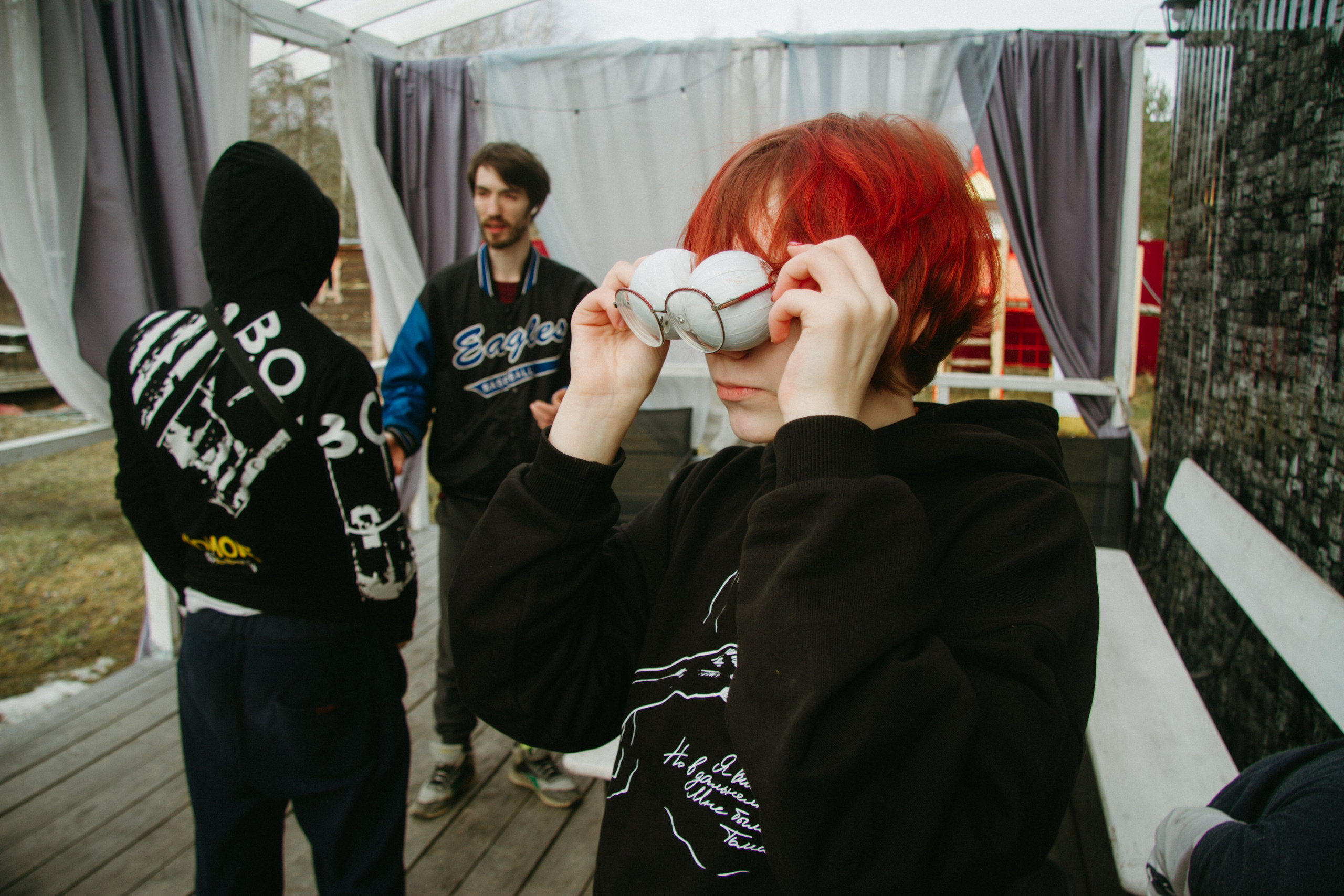 Тренировка по жонглированию 