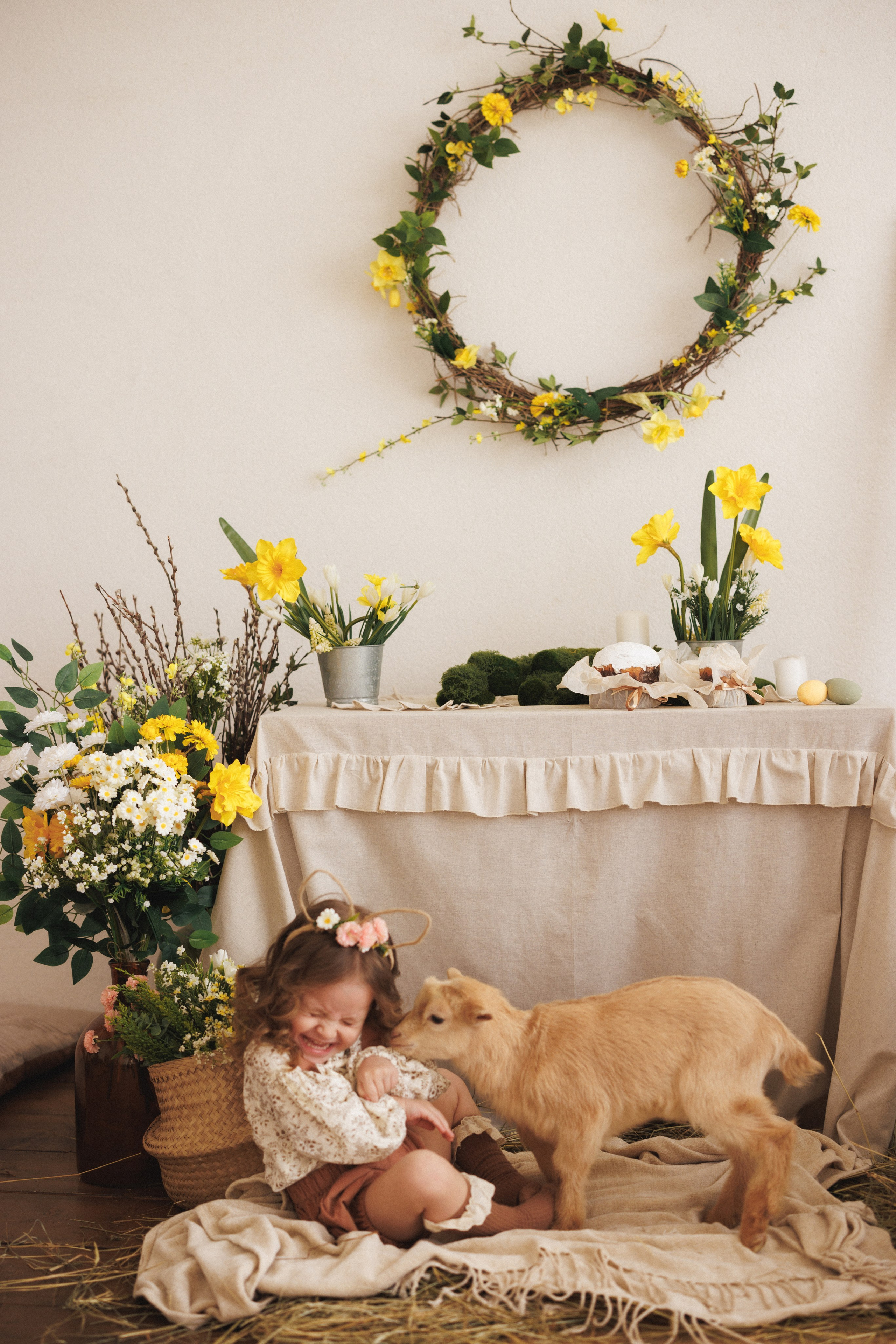 Пасхальная фотосессия в фотостудии «Mestone». Семейный и детский фотограф в Краснодаре Анна Трашкова
