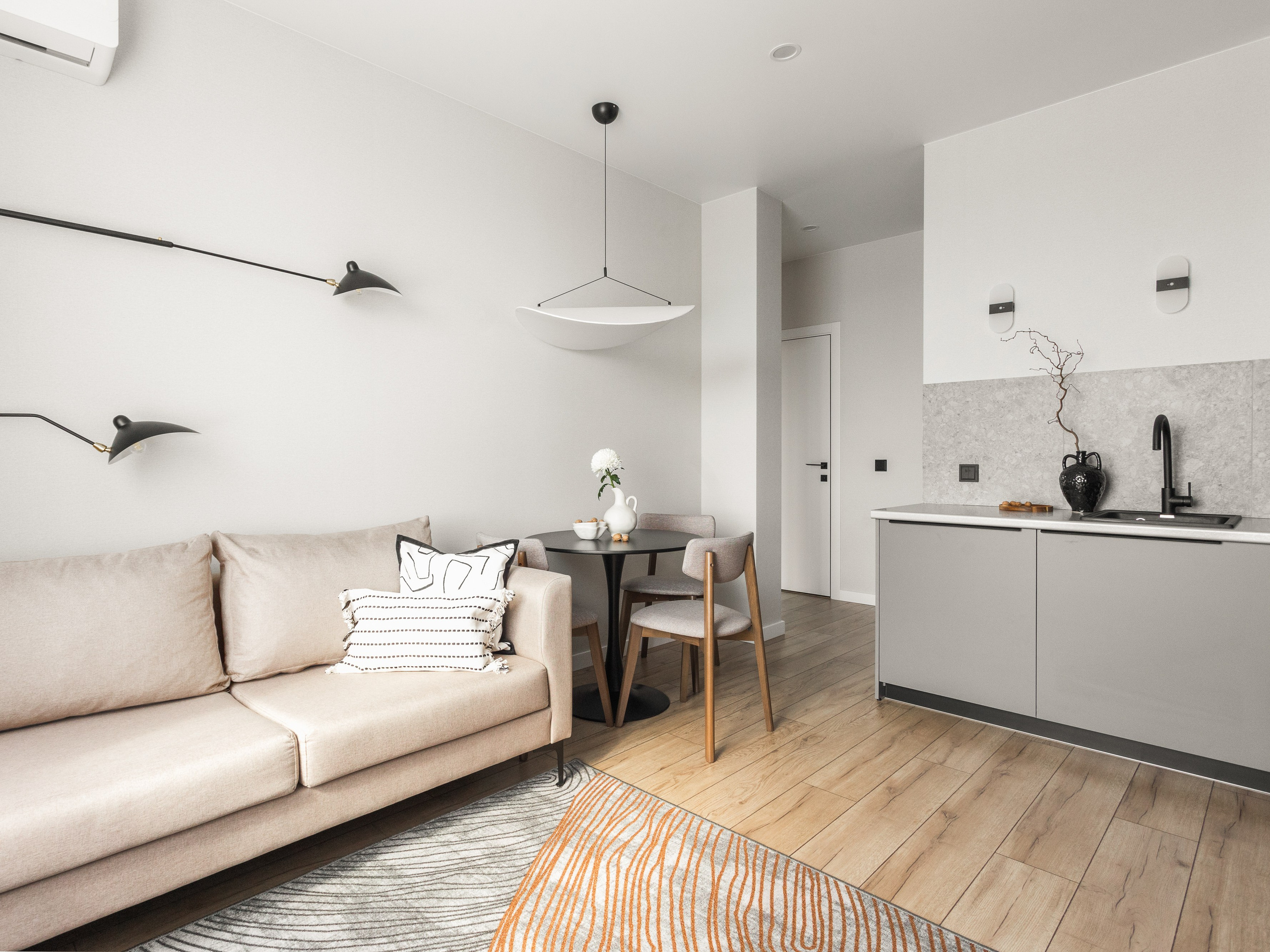 2к квартира в ЖК Высота. Интерьерный фотограф в Новосибирске