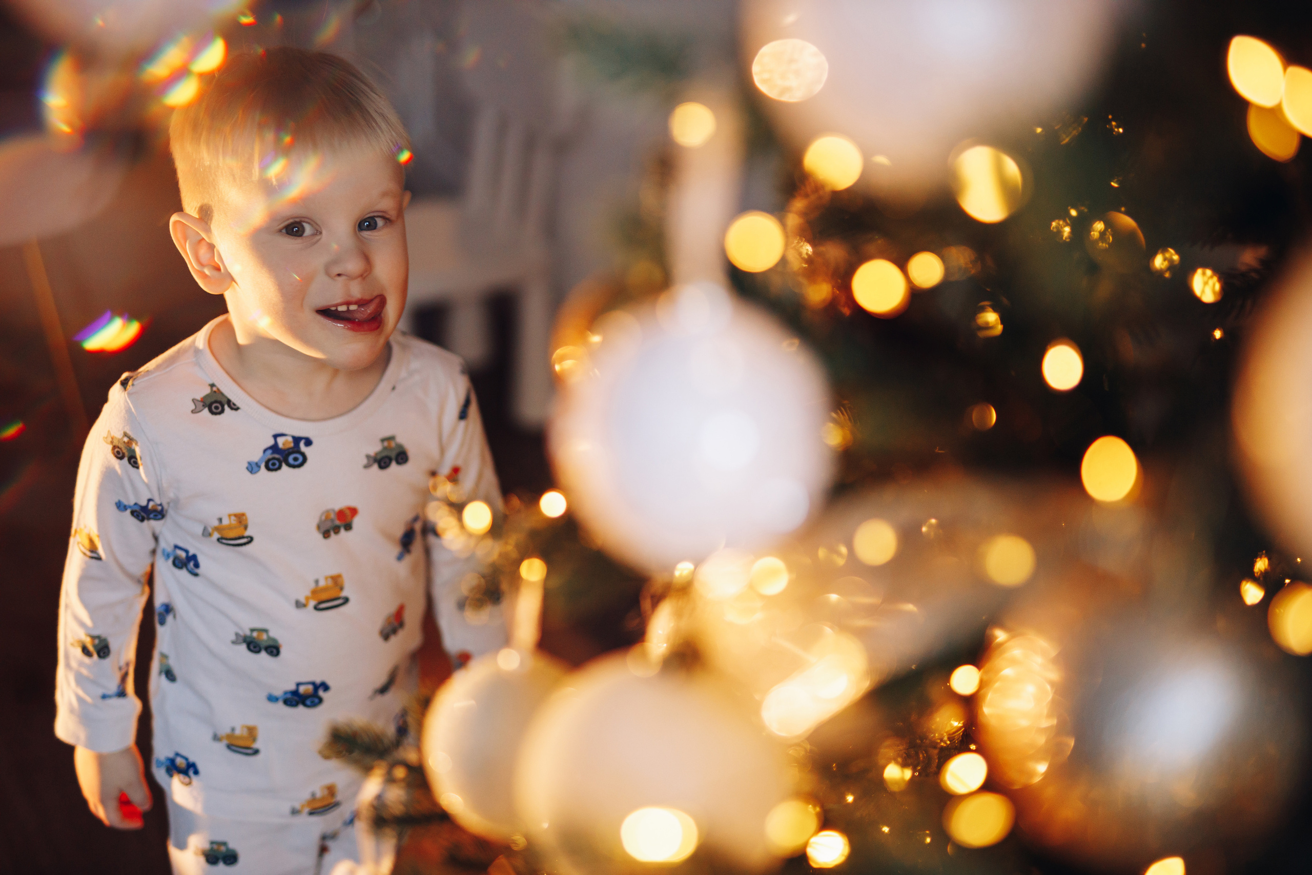 Новогодняя фотосессия дома