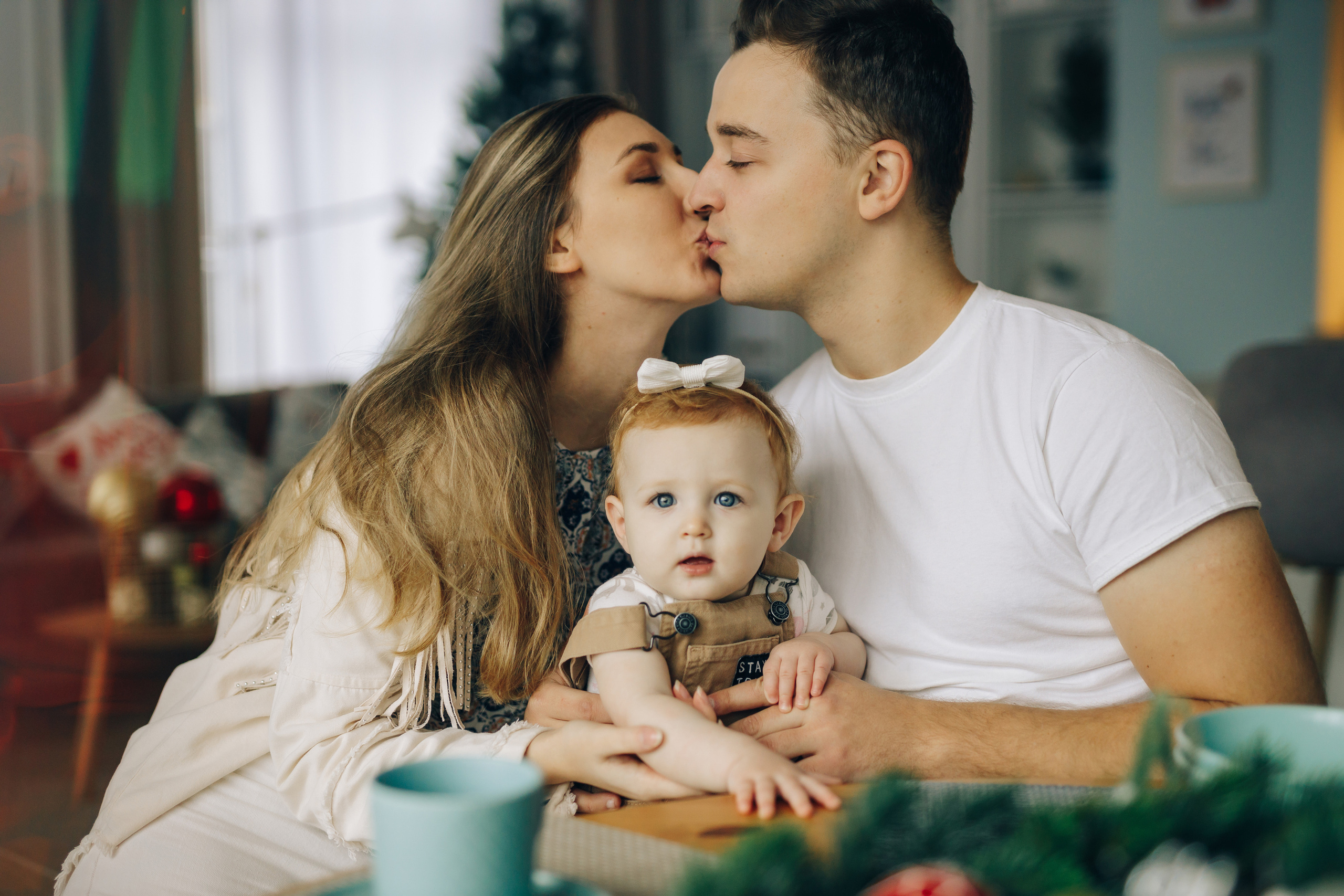 Новогодняя семейная фотосессия.