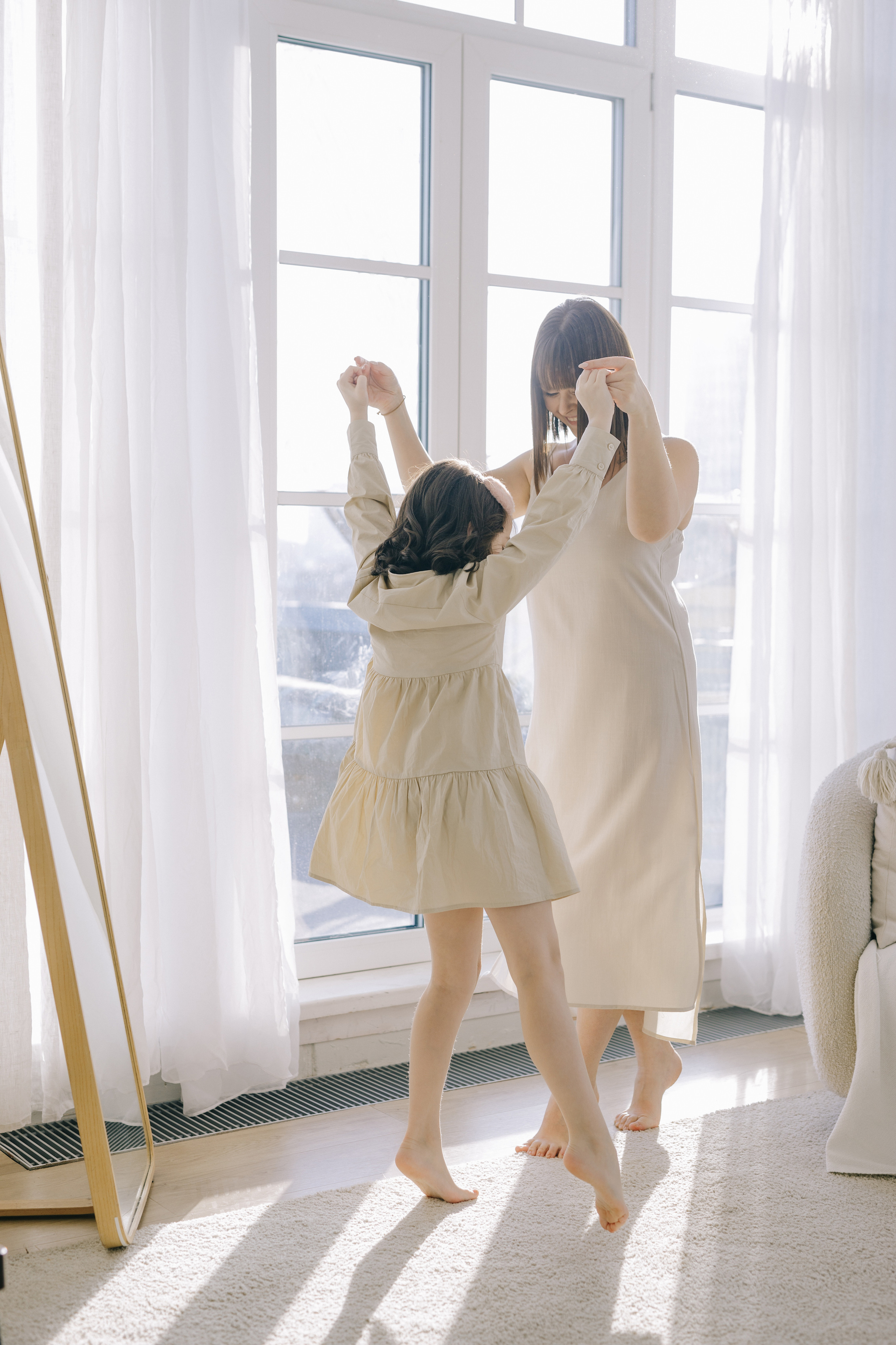 Фотосессия мама и дочь