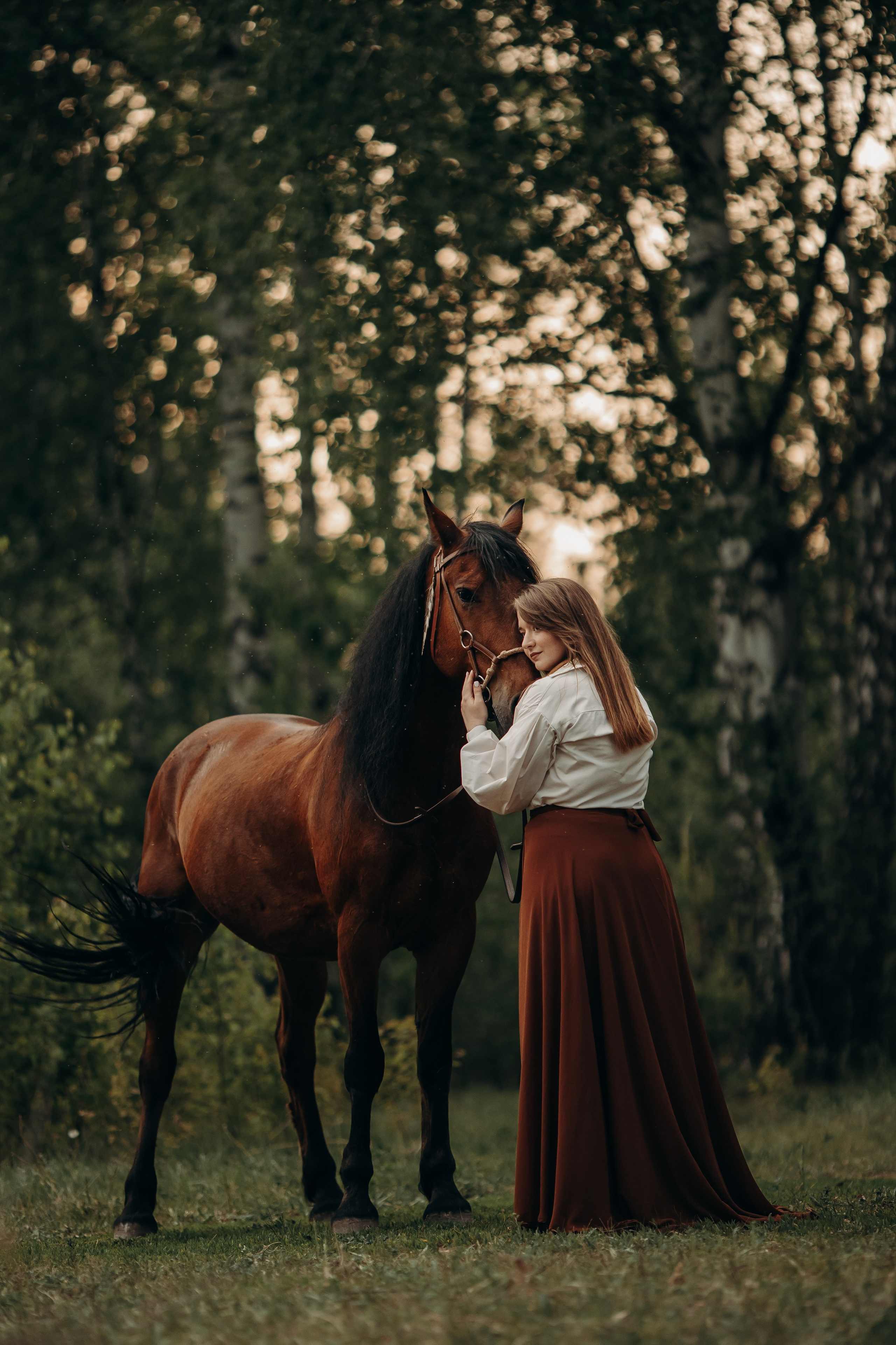 Ксения и Талисман. Анна Молчанова конный фотограф в Тюмени | фотосессии с лошадьми Тюмень