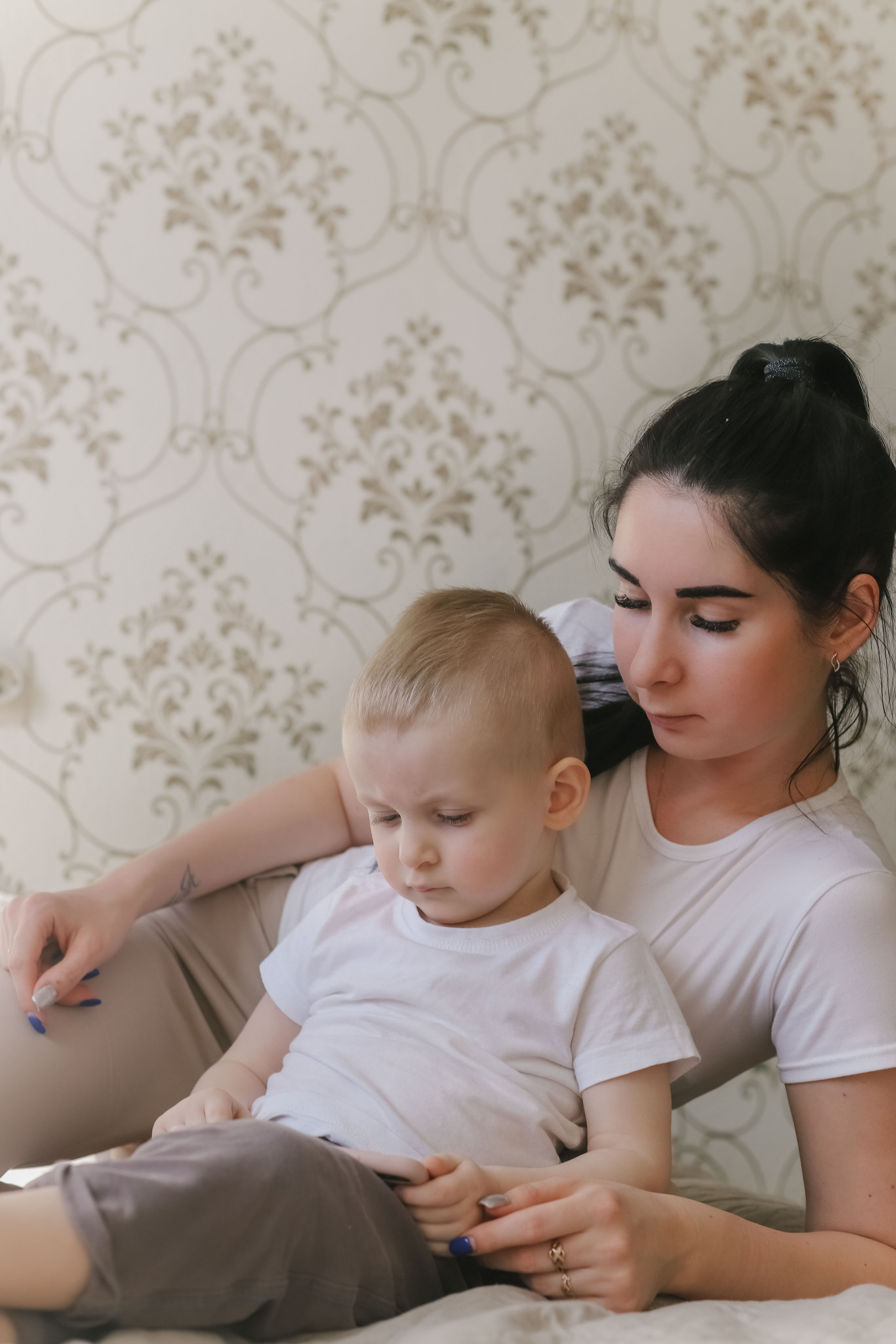 Домашняя съемка. Семейный свадебный интерьерный фотограф Тверь Санкт- Марина Свистунова