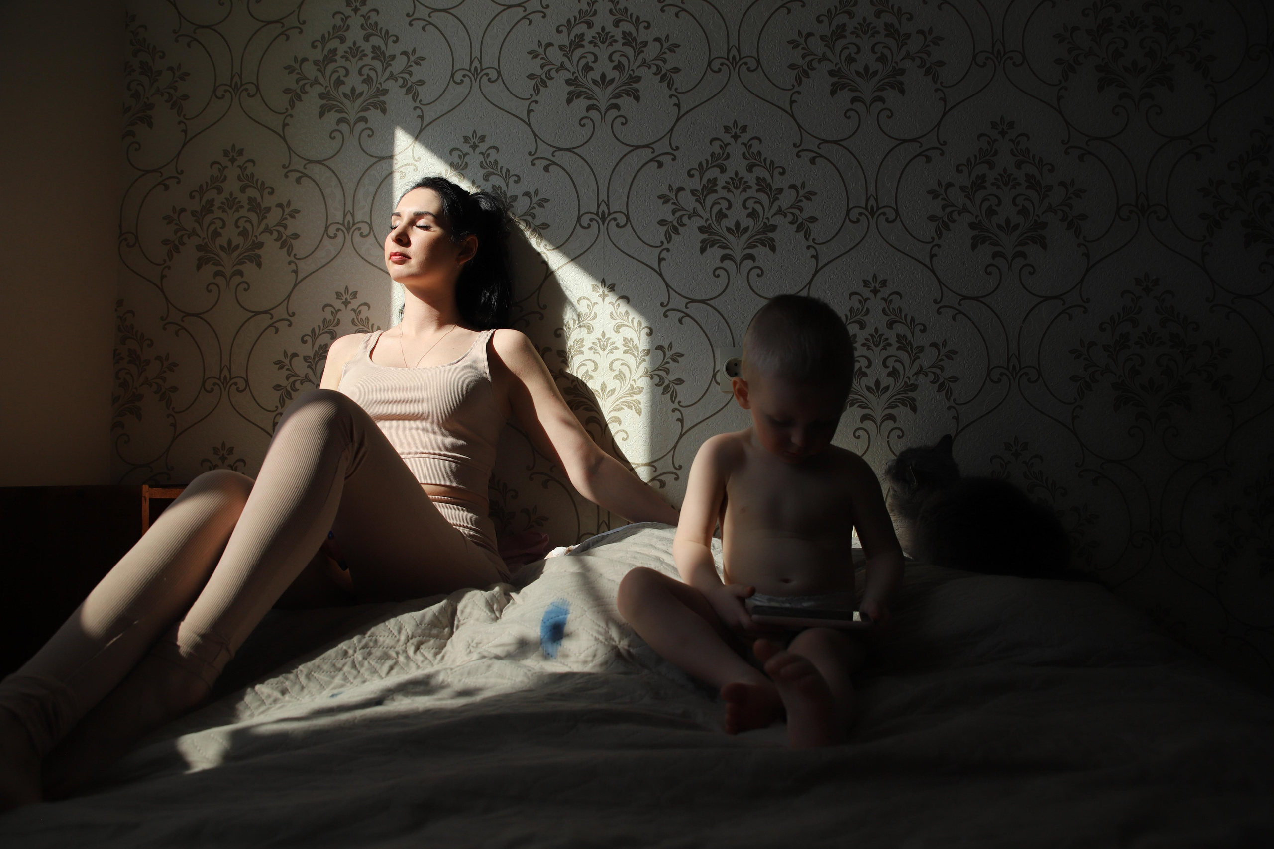 Домашняя съемка. Семейный свадебный интерьерный фотограф Тверь Санкт- Марина Свистунова