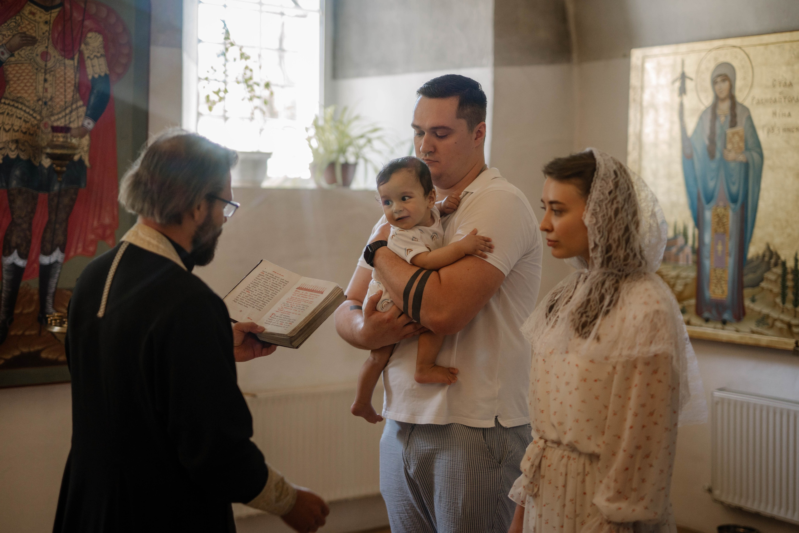 Крещение Мирона. Свадебный и семейный фотограф в Калуге Анна Киреева