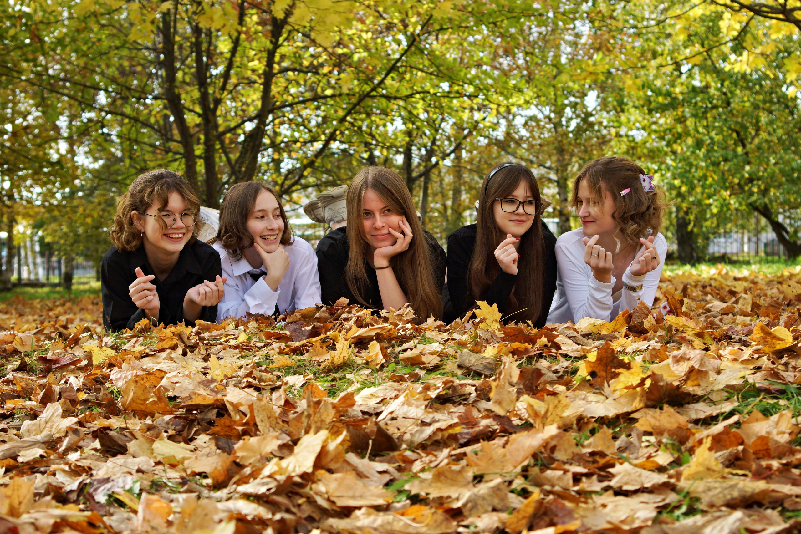 Осенняя фотосессия в школе г. Йошкар-Ола