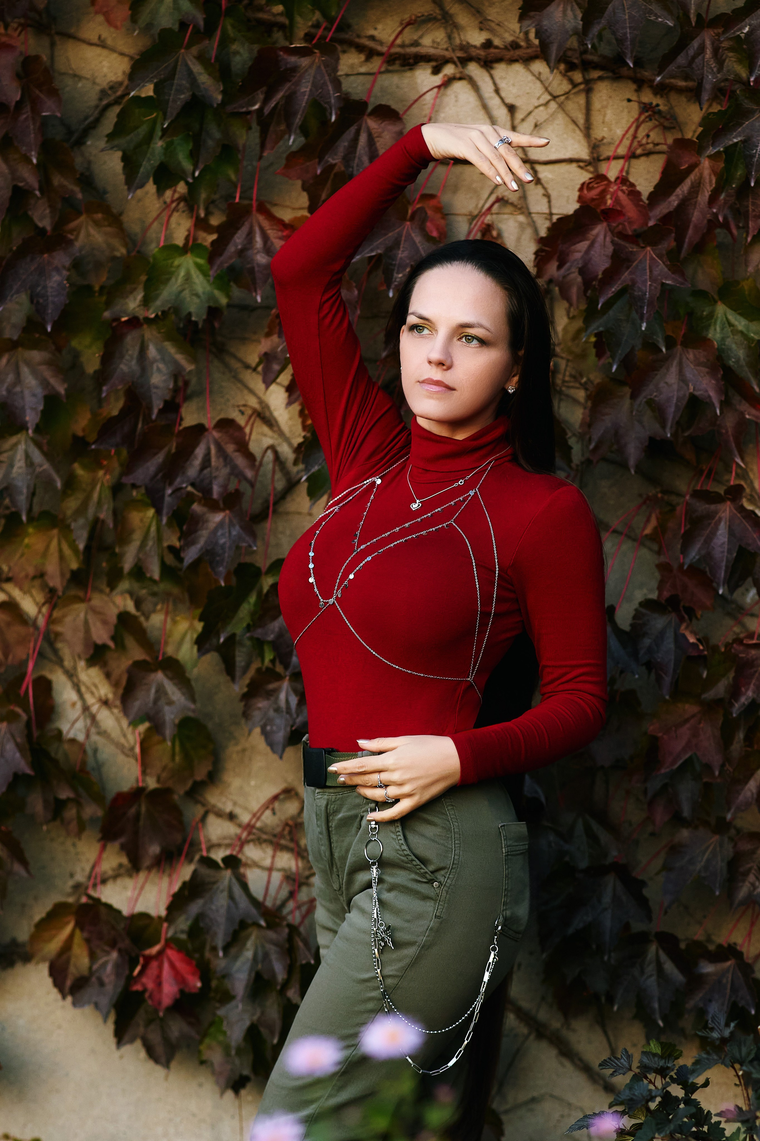 Уличная фотосъёмка во Владивостоке с красивой фотомоделью