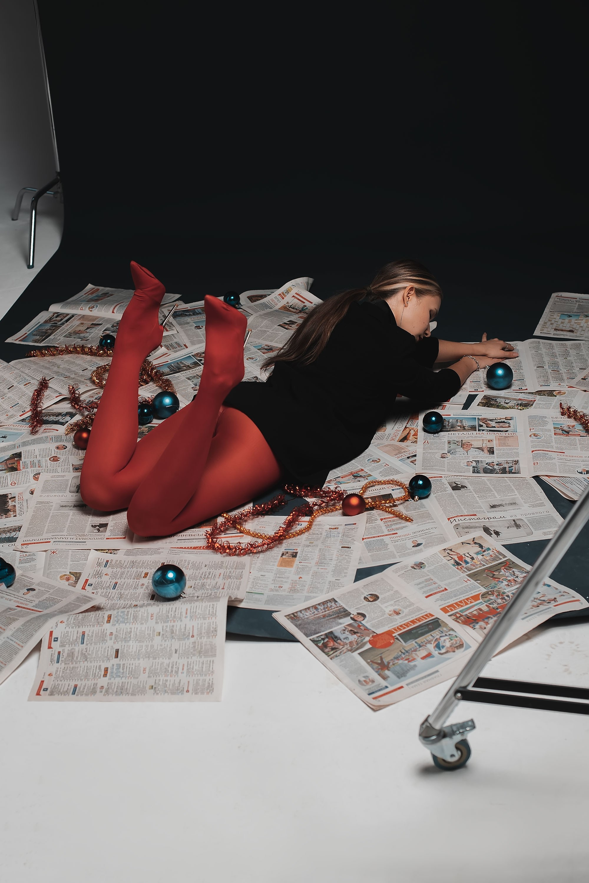 Новогодняя фотосессия Милена. Семейный, индивидуальный фотограф в Москве Ангели Марина