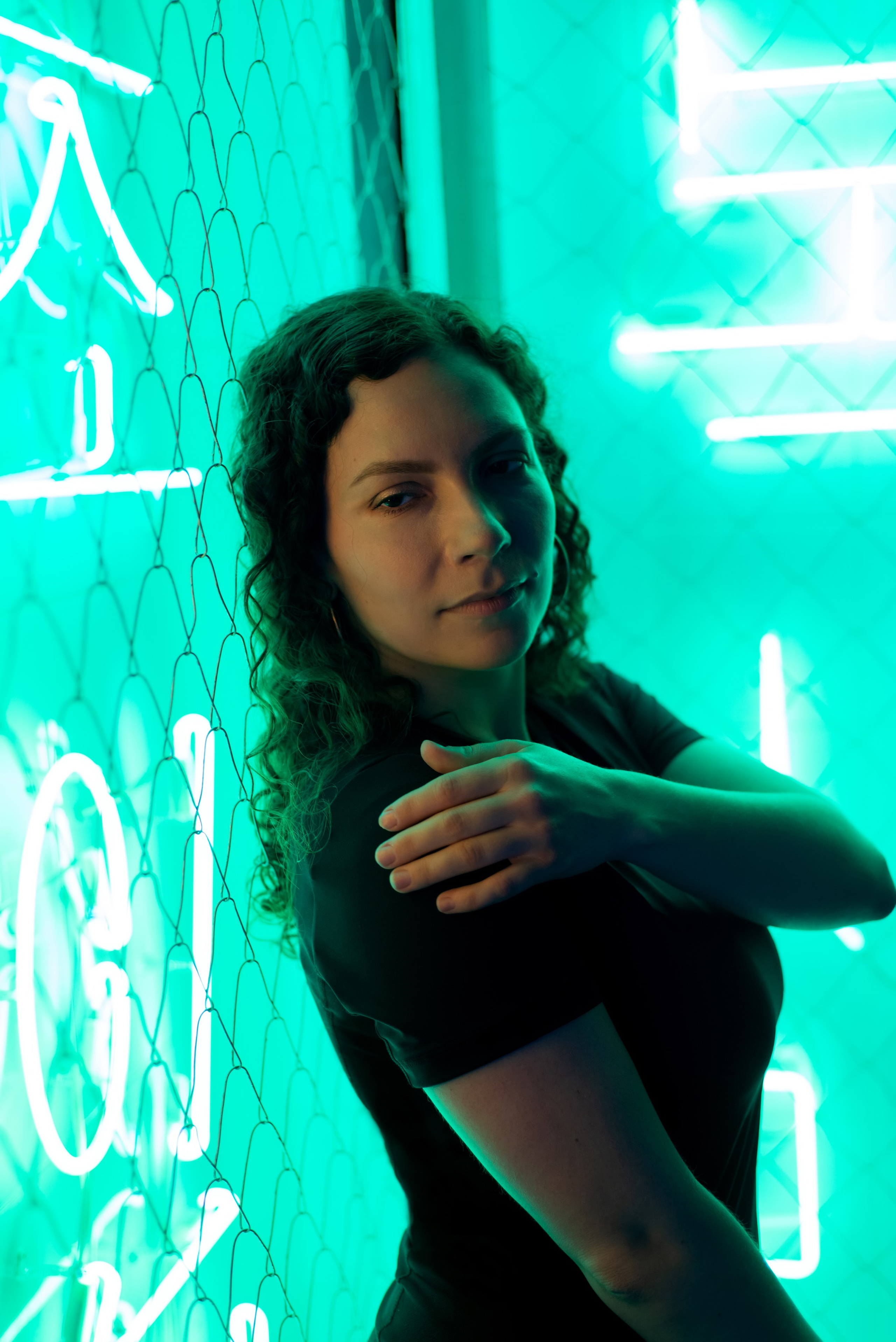 Анна в стиле киберпанк. Фотограф и дизайнер в Москве Екатерина Лобачева