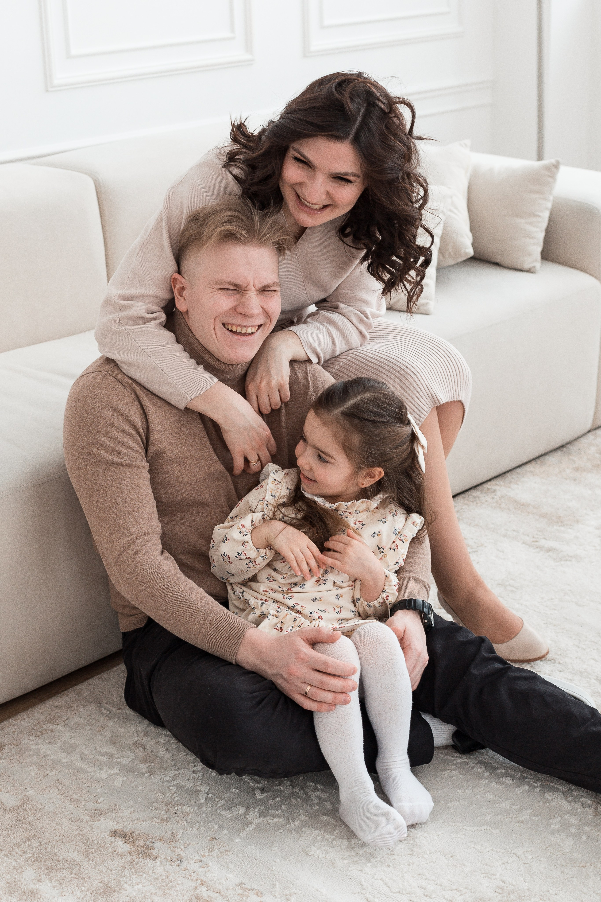 Семейная студийная съемка. Семейный и детский фотограф в Перми Ксения Масленникова