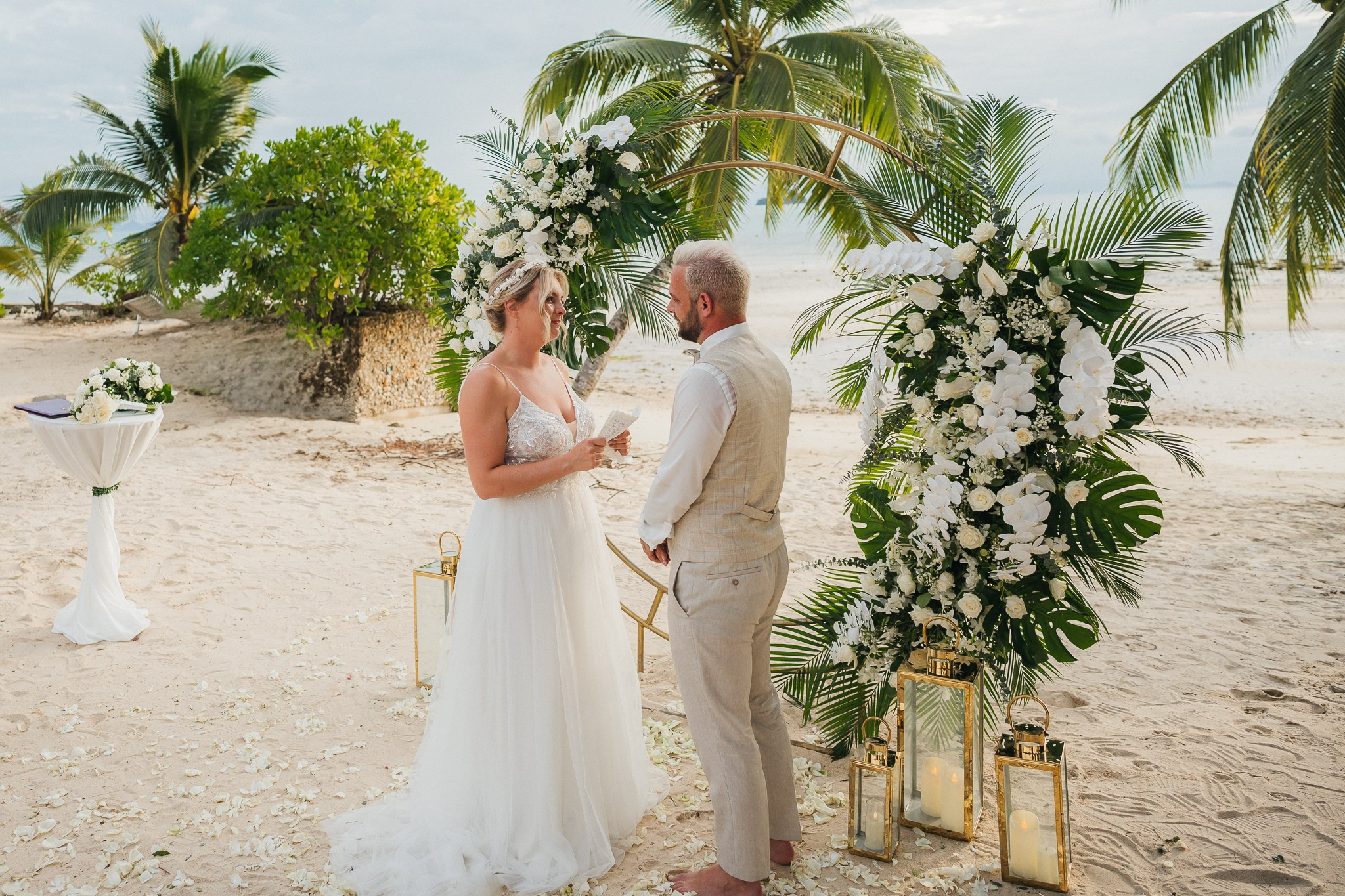Tanja and Jean Pierre 17.04.2025. Mariage à Koh Samui, en Thaïlande. Whatsapp: +66 94 3 650 301