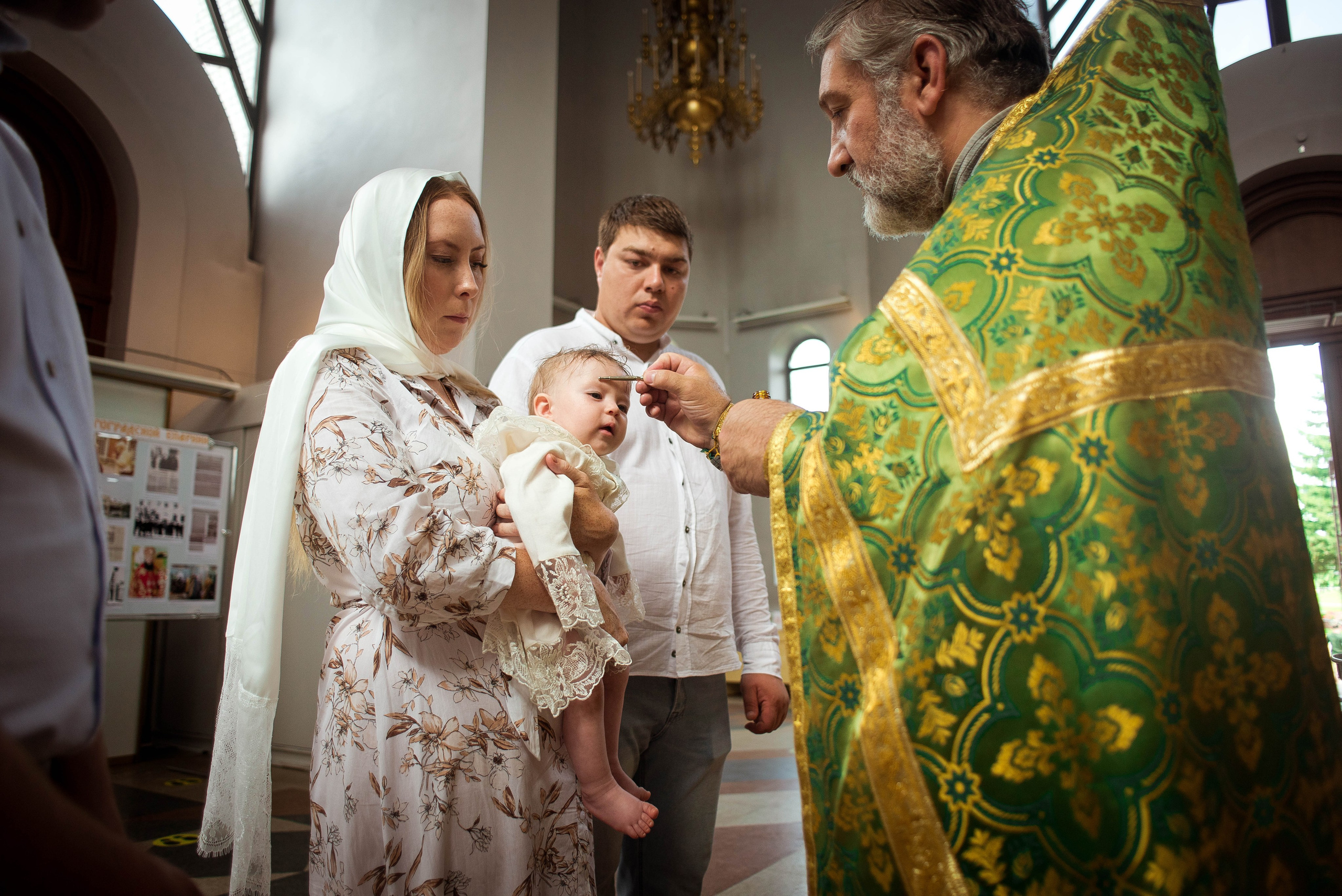 Крещение Варвары. Свадебный и семейный фотограф Яна Стражева. Волгоград, Москва