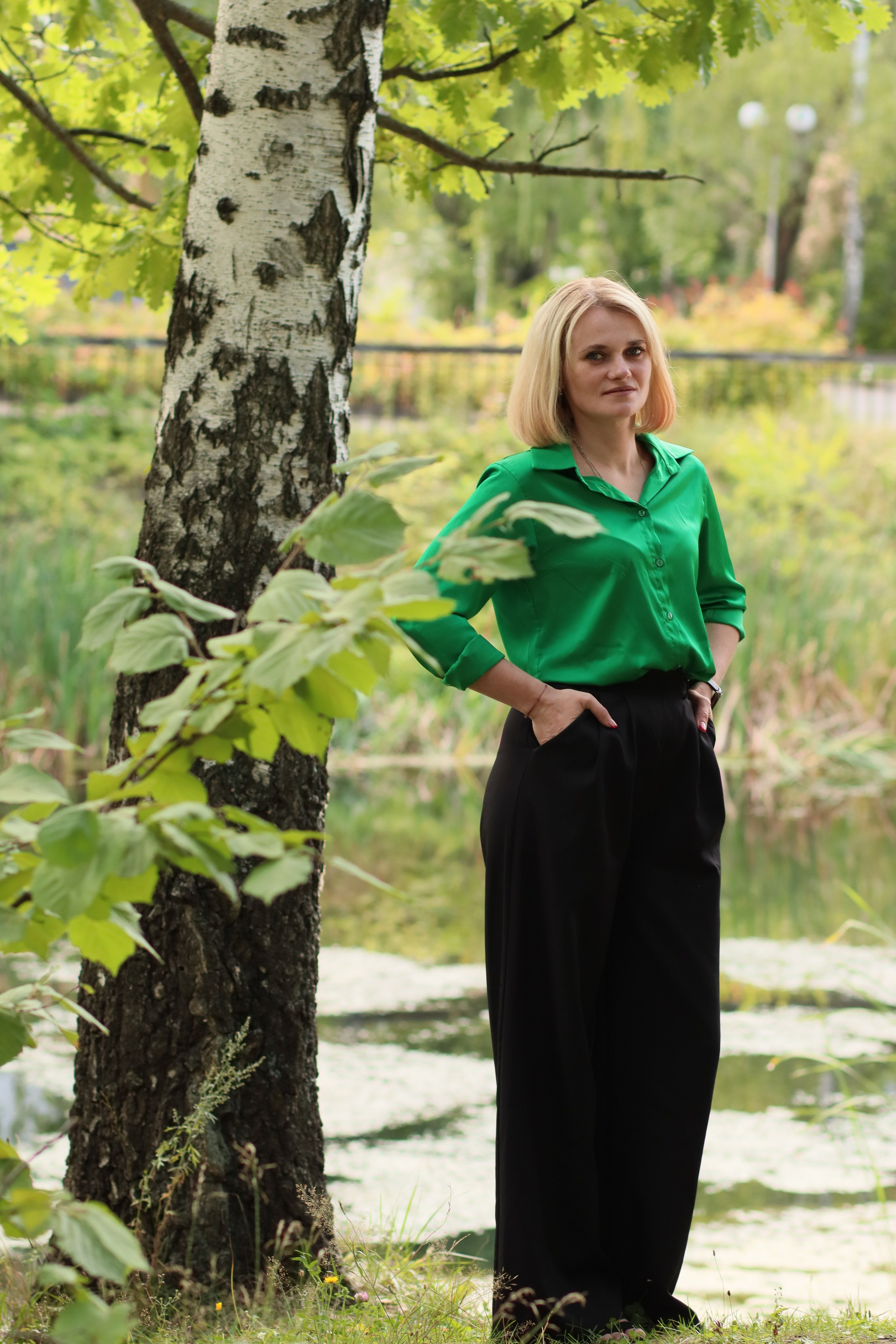 Портрет для Катерины. Солнечная прогулка по парку. Семейный и детский фотограф Майя Гришина