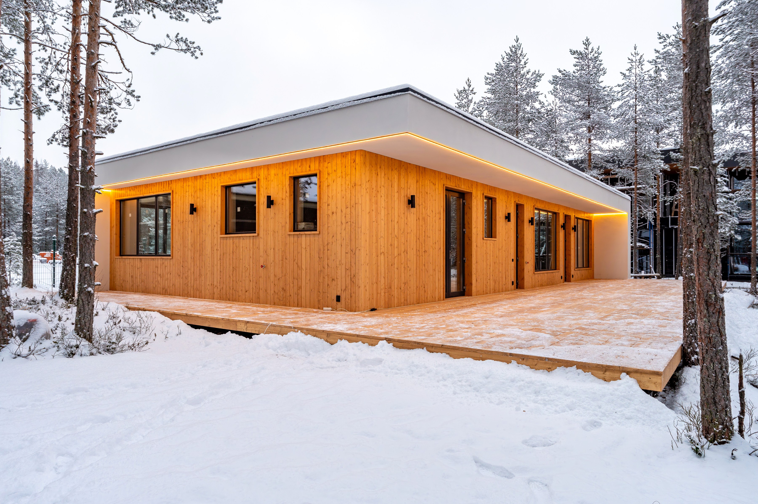 Строящийся дом в Курортном районе. Интерьерный фотограф. Фото- видеосъемка недвижимости Санкт-Петербург