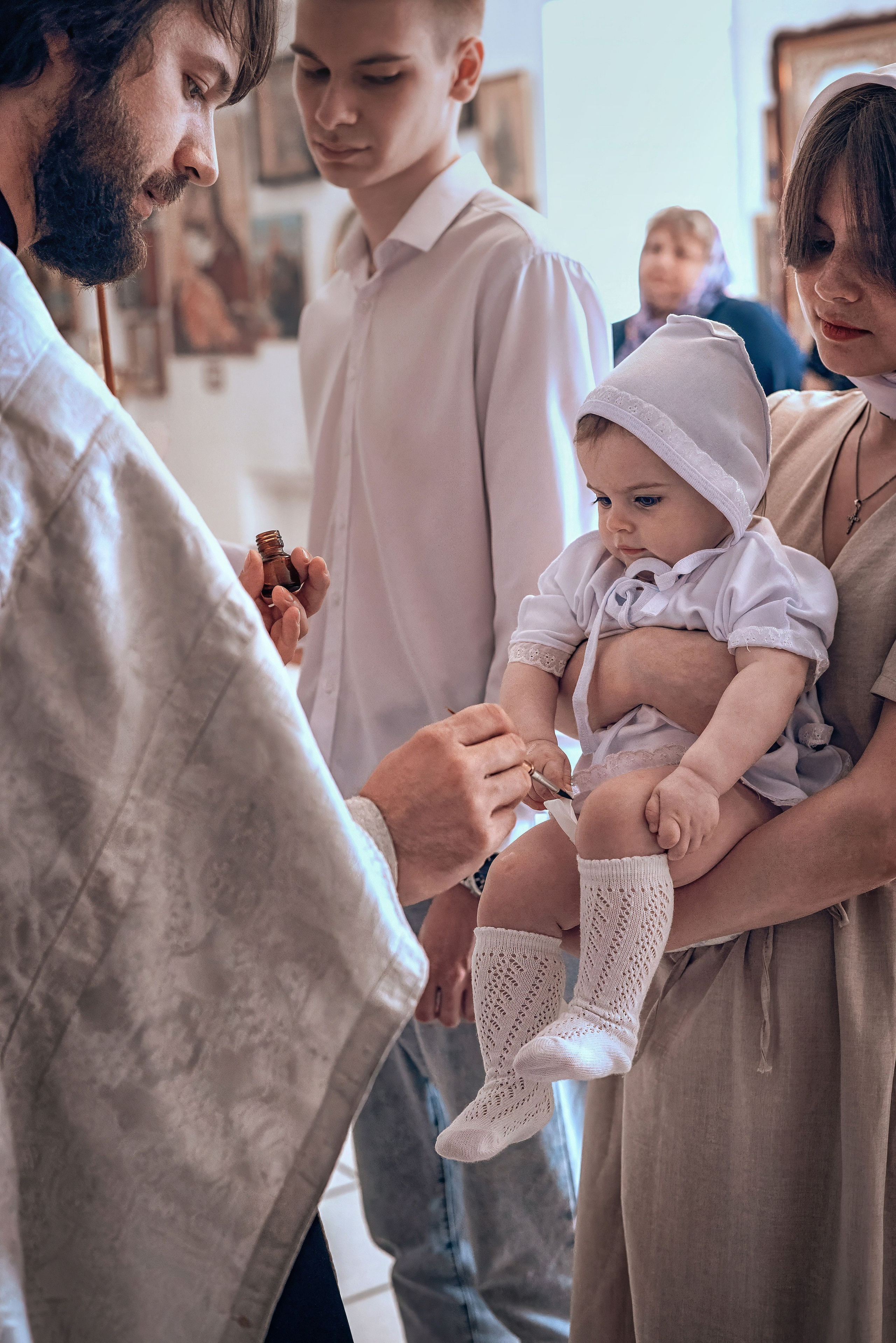 Фото крещения в Красноярске. Фотографы крещения/венчания  Красноярск Татьяна и Вячеслав Переваловы