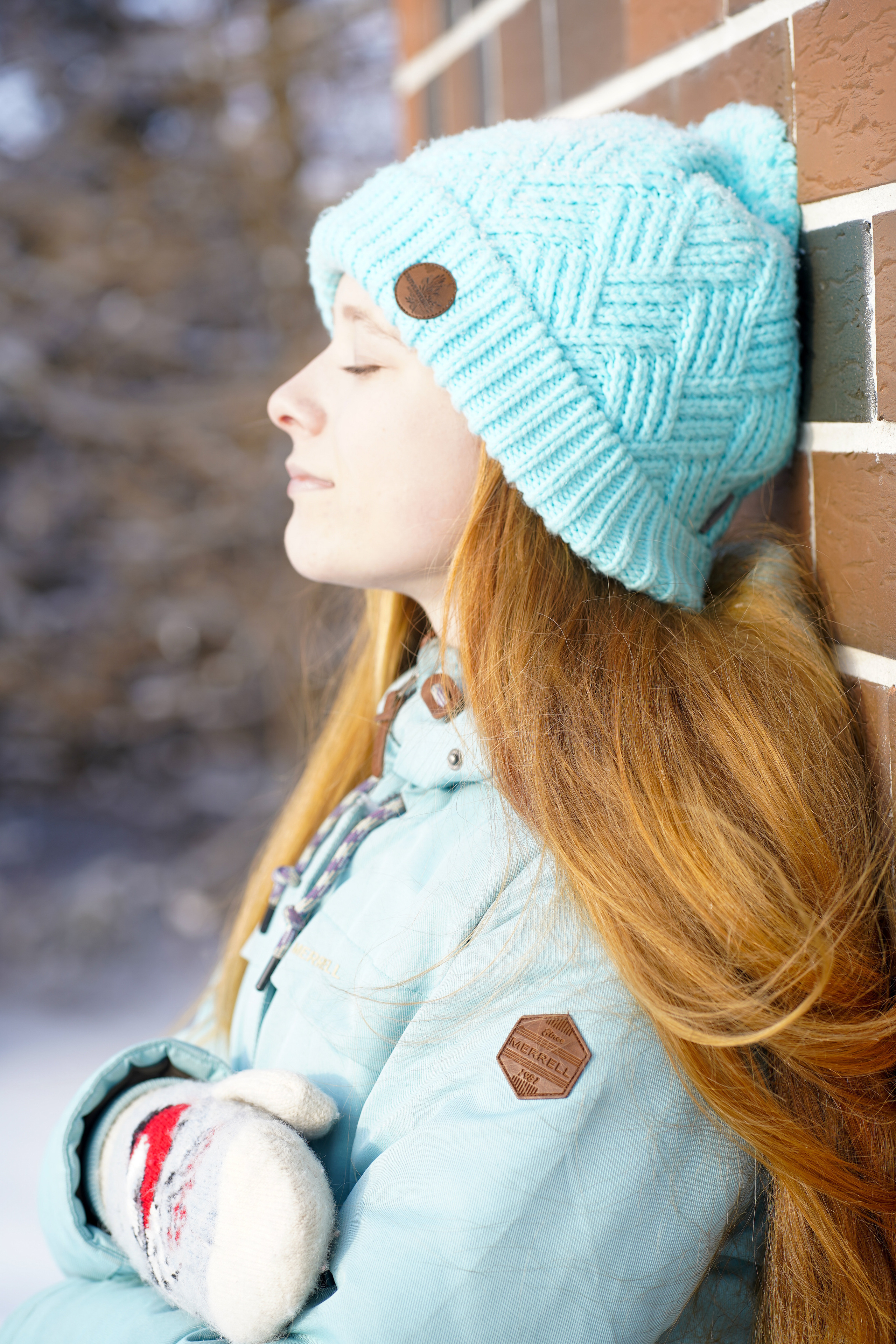 Зимняя фотосессия девушки в Казани