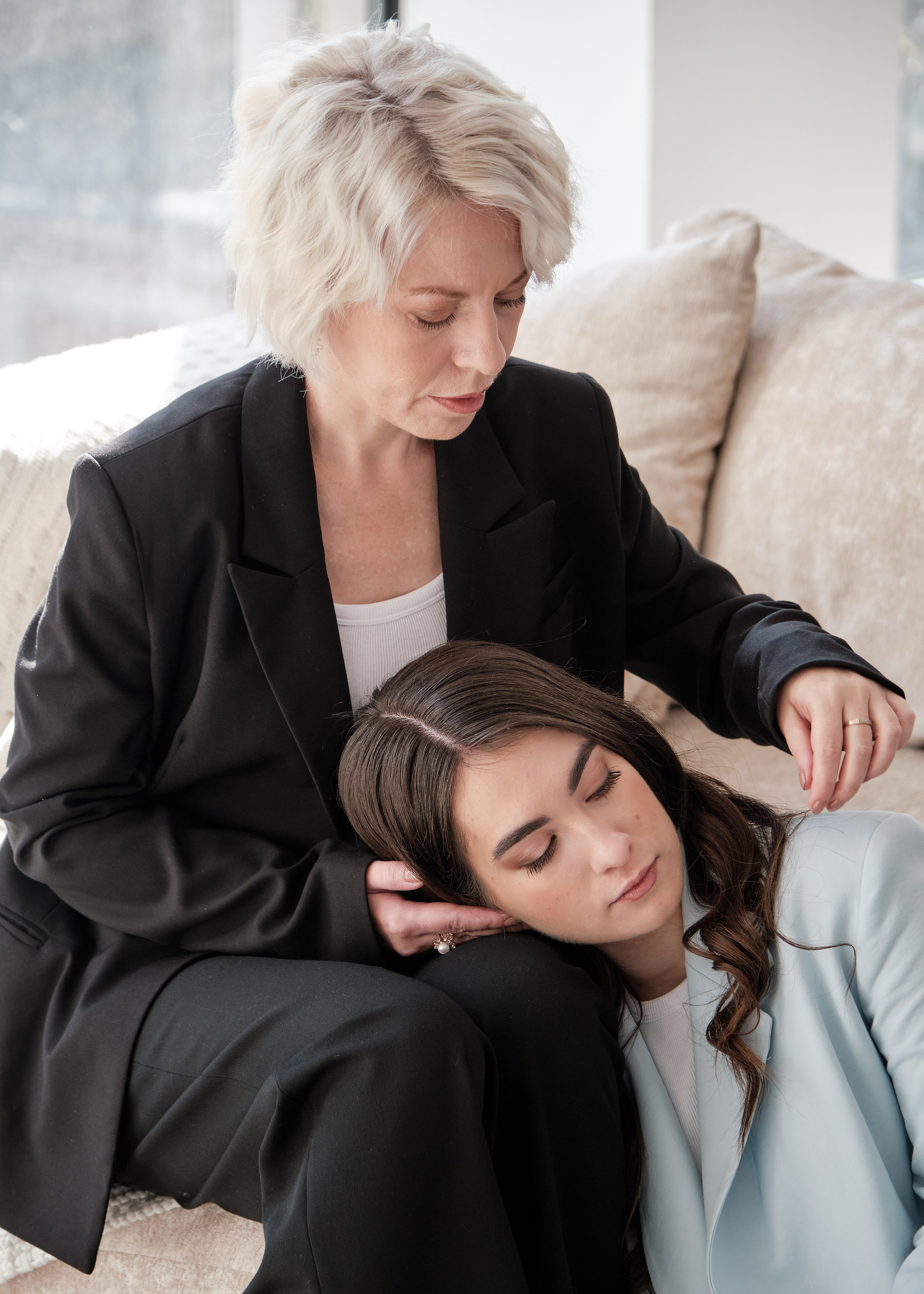 Семейная фотосессия мамы и дочки 3. Портретный фотограф на новый год в Москве Виктория Колышева