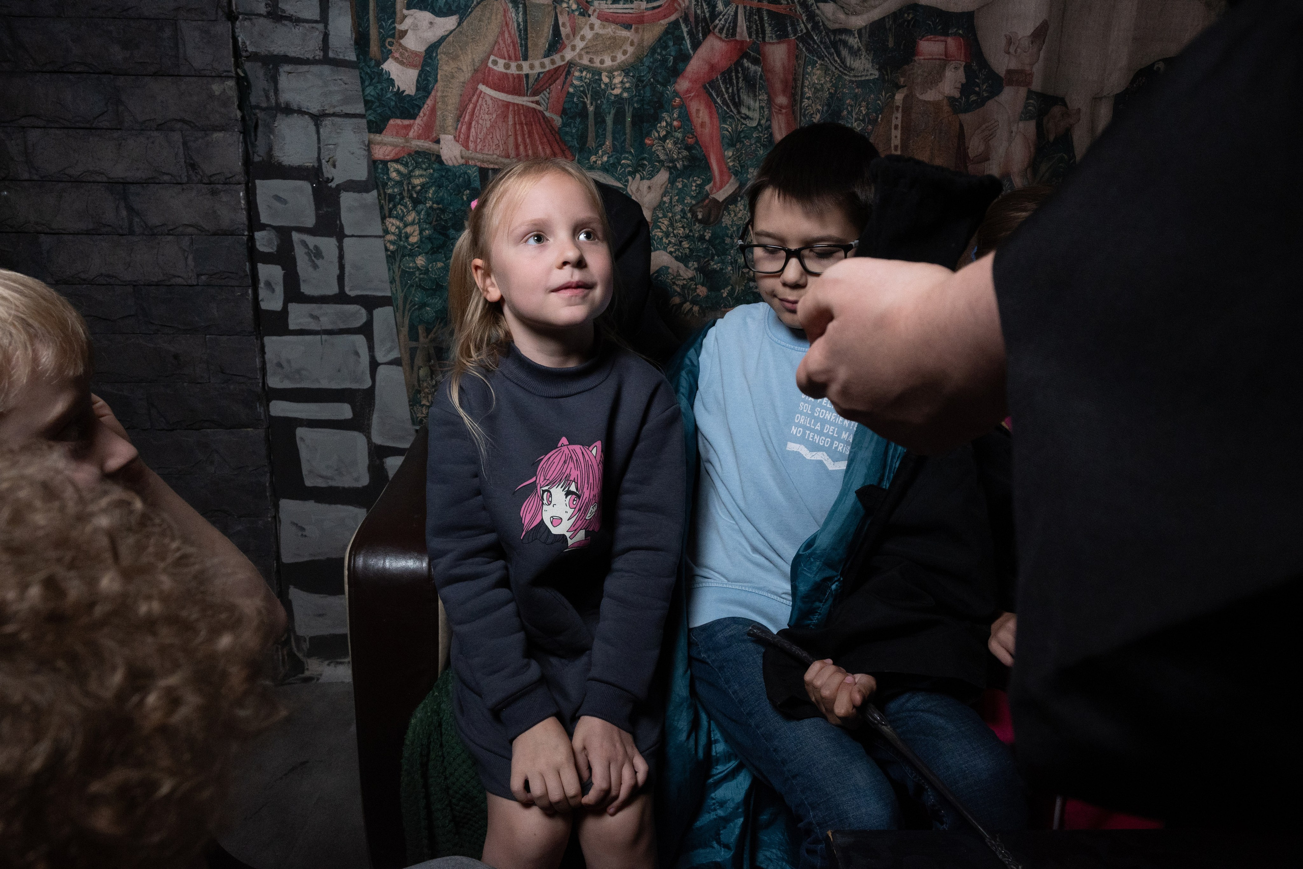 День рождения ребенка в «Подземелье Слизерин». Фотограф мероприятий в Москве