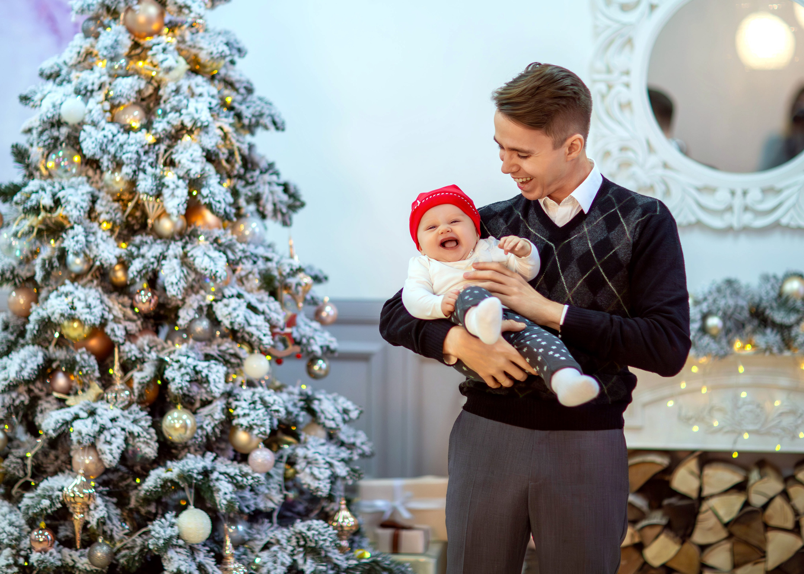 Семейная новогодняя съемка Анастасии. Семейный и детский фотограф в Москве Юлия