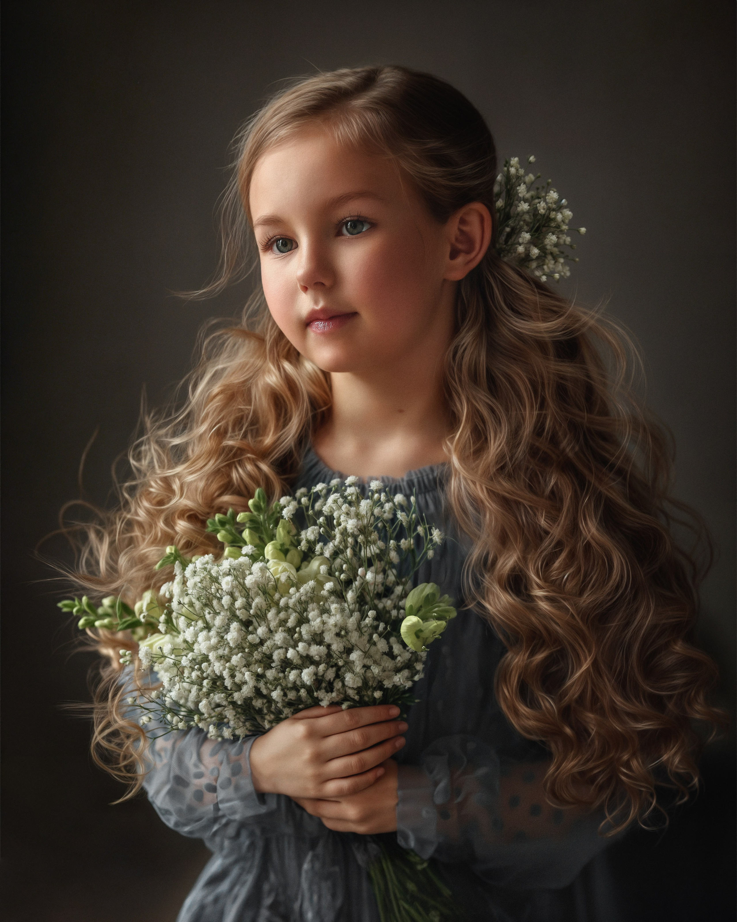 Детский художественный портрет. Семейный и детский фотограф Новосибирск Ольга Казакова. Съёмки в муке