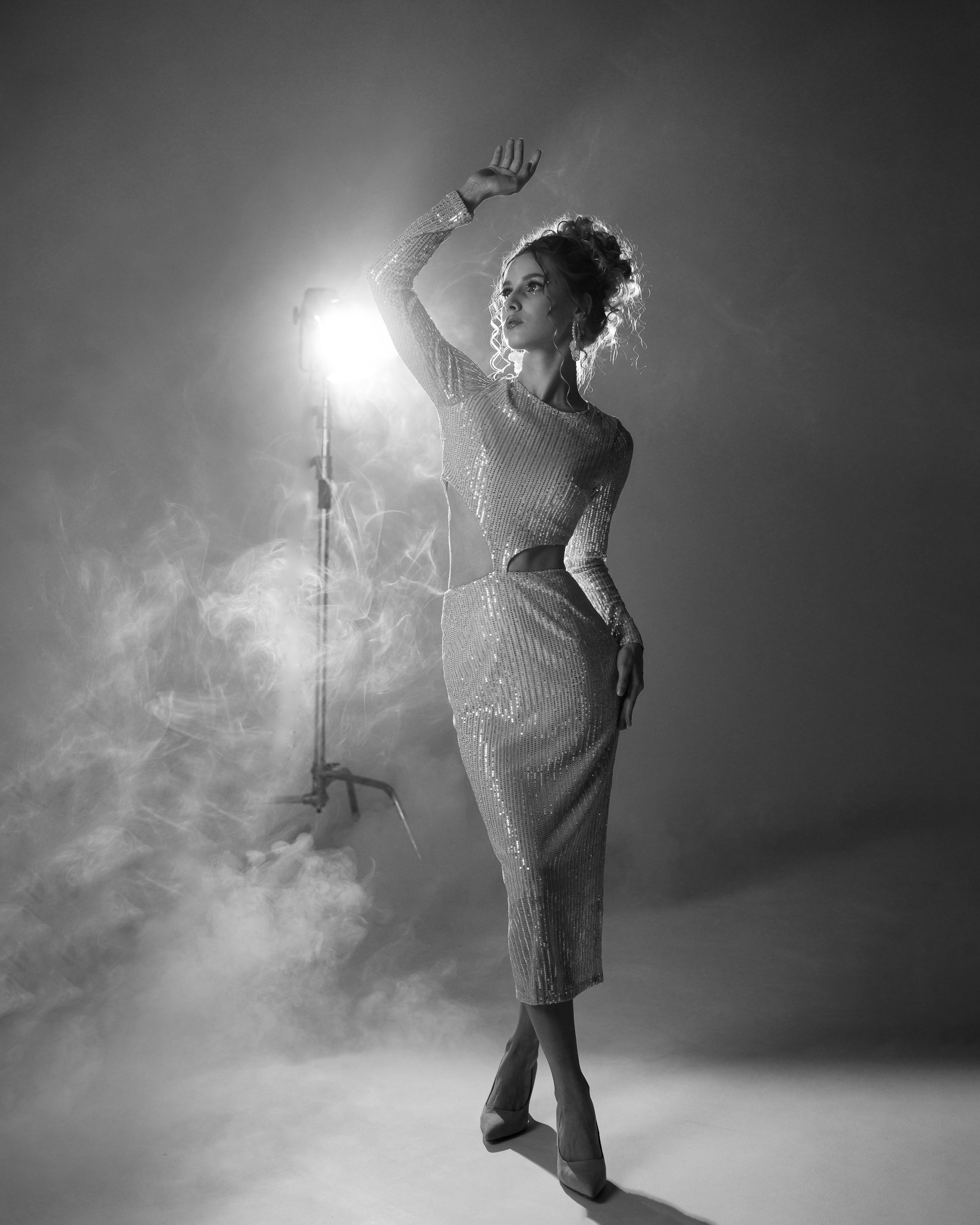 В студии. Асель Мурзина фотограф Казань