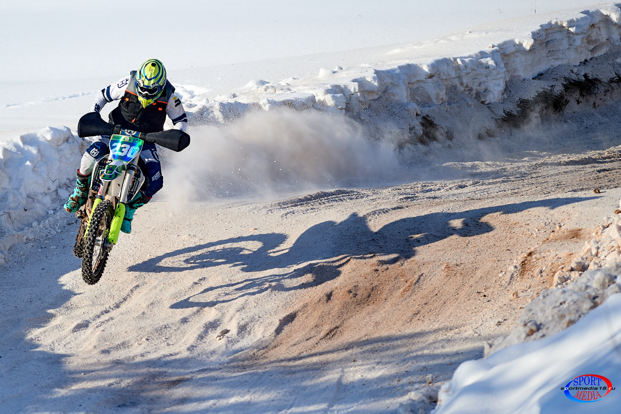 3 этап Кубка Удмуртской Республики по мотокроссу. Воткинск 23.02.2025. Спортивный репортажный фотограф в Ижевске Сергей Мерзляков