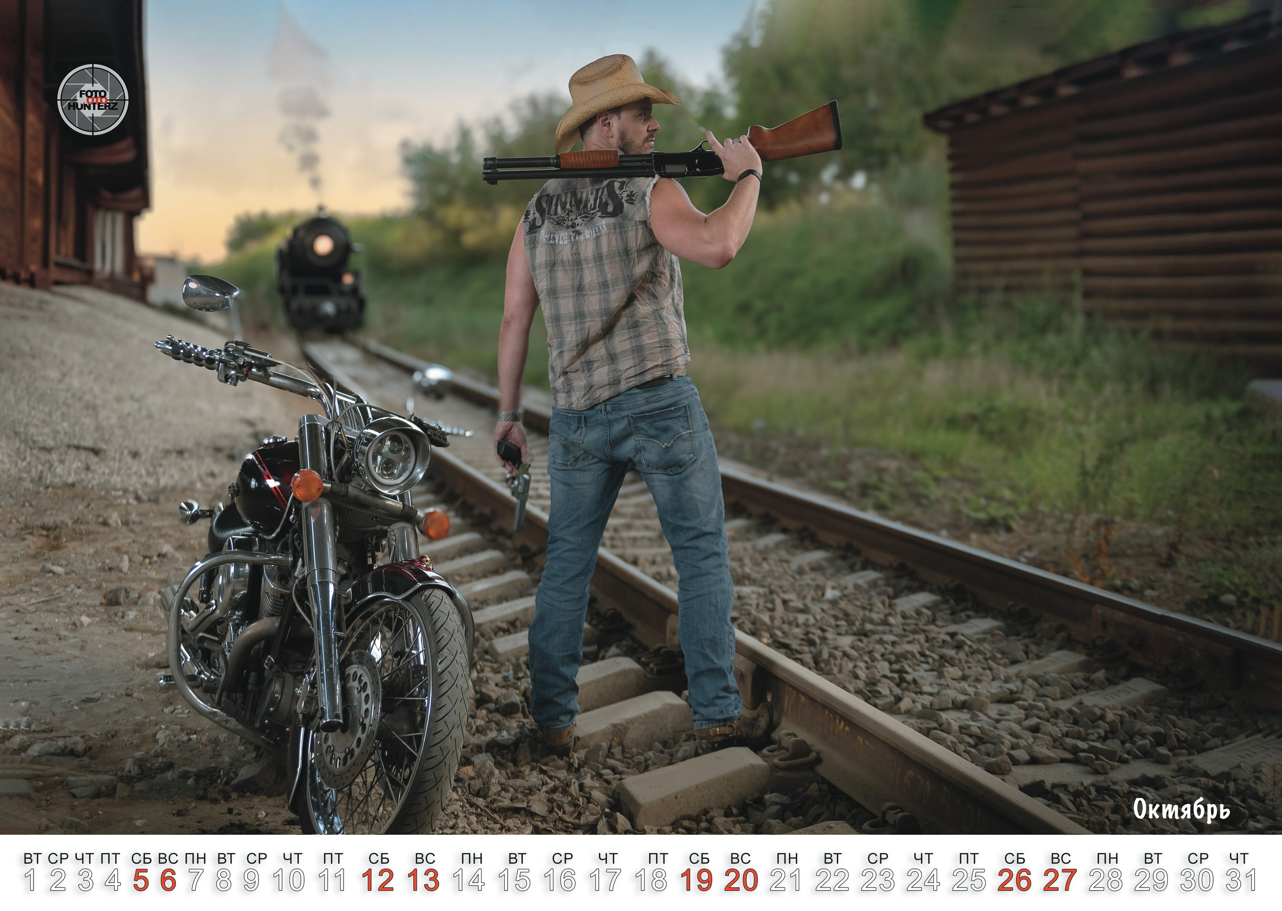Календарь Mens24. FotoMotoHunterZ — фотографии мотоциклистов на улицах города